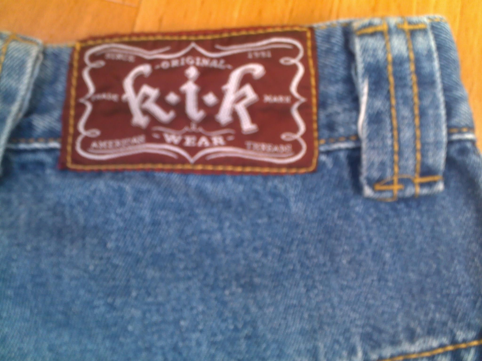 Vintage KIK WEAR jeans shorts, vintage Made in USA, baggy KikWear 32 Size US 32 / EU 48 - 3 Thumbnail