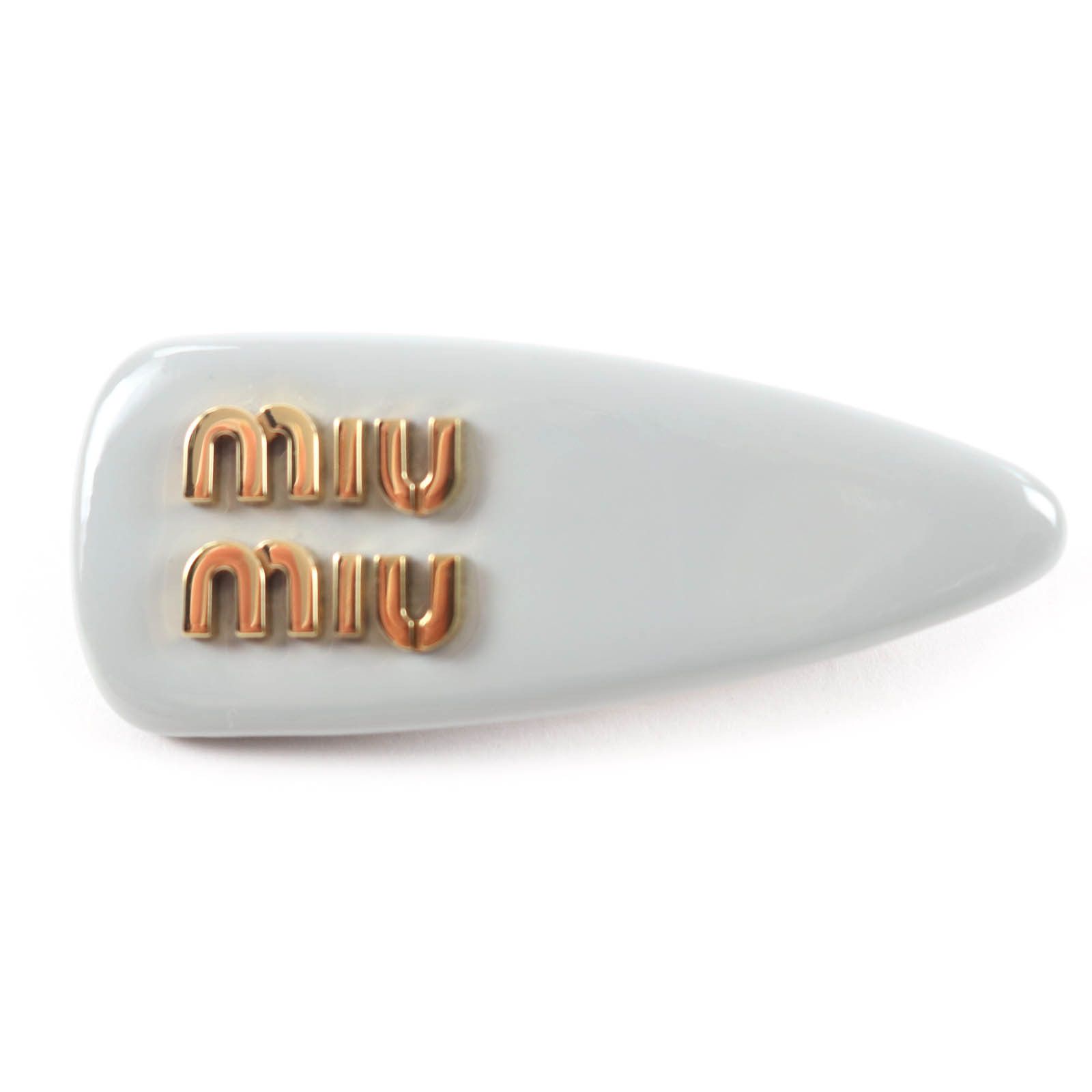 Miu Miu Miu Miu Miu Miu Valletta Hair Clip Leather Other 5IF092 DUTY FREE for USA Size ONE SIZE - 1 Thumbnail