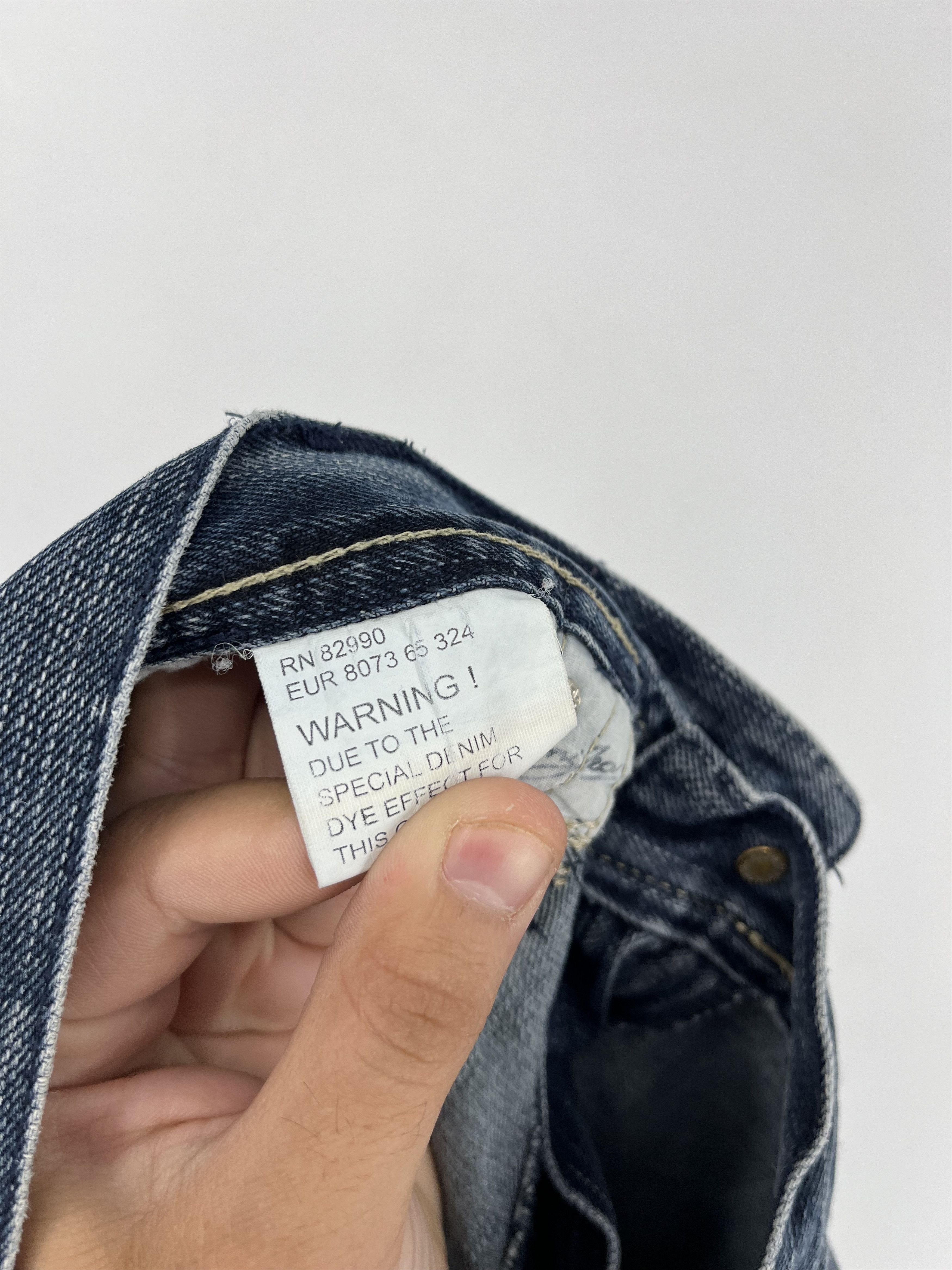 Japanese Brand Vintage Karl Kani Baggy Rap Jeans Rivet Stud Big Logo Size34 Size US 34 / EU 50 - 17 Thumbnail