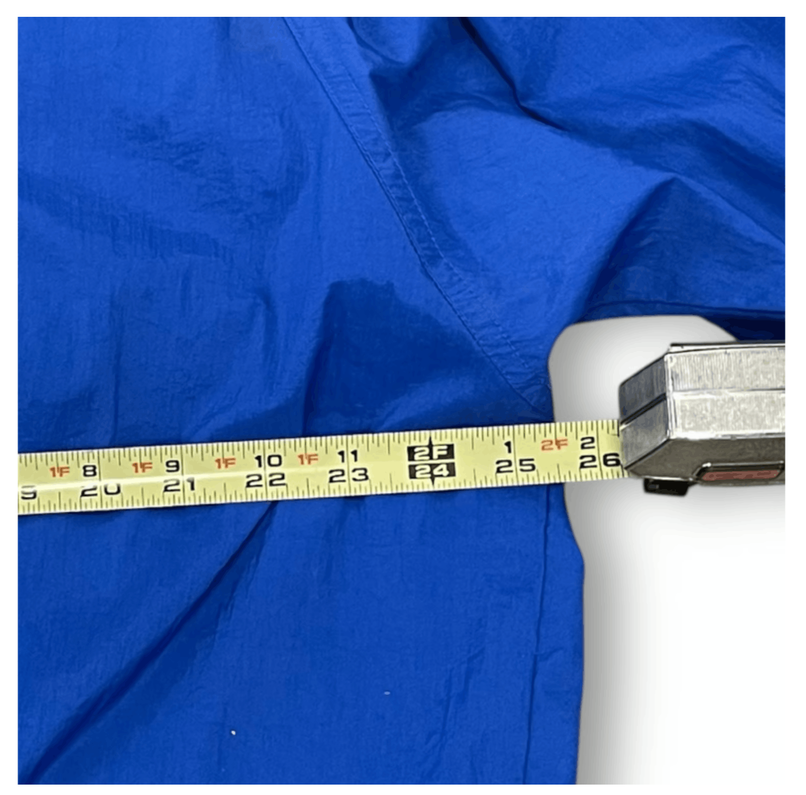 Reebok Vintage 1990s Reebok Blue Windbreaker Jacket Removable Hood Size US L / EU 52-54 / 3 - 2 Thumbnail
