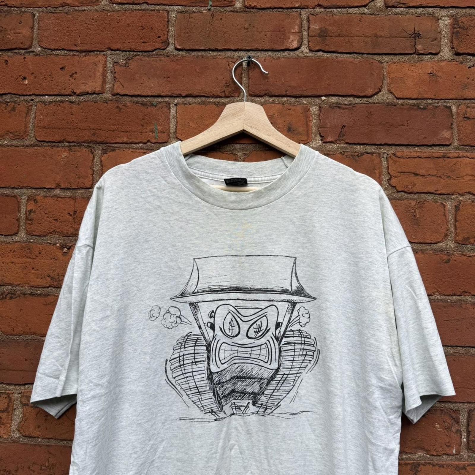 Fruit Of The Loom Vintage dozer sports team t shirt 90s killdozer XL Size US XL / EU 56 / 4 - 2 Thumbnail