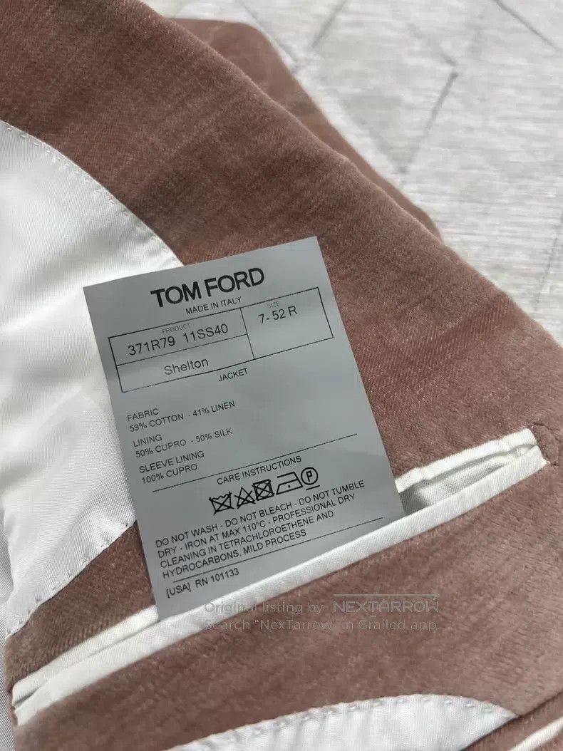 Tom Ford Tom Ford Velvet Blazer, Handmade in Italy, Iconic Lapel Size US L / EU 52-54 / 3 - 5 Thumbnail