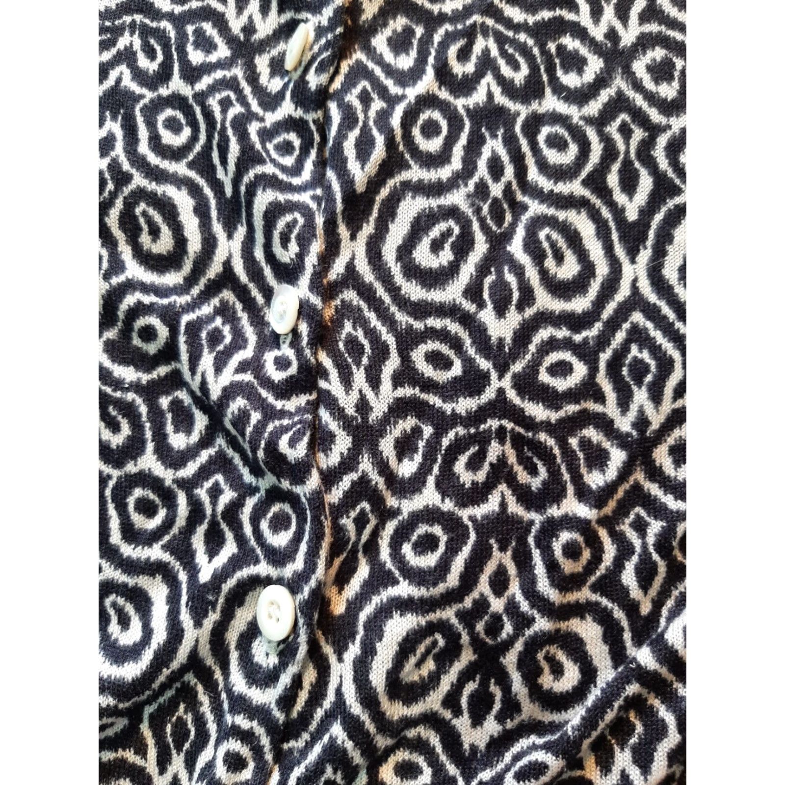 J.Crew J.CREW Top Long Sleeve Button-Up Silk Linen Multicolor S Women’s Formal Workwear Size S / US 4 / IT 40 - 2 Thumbnail