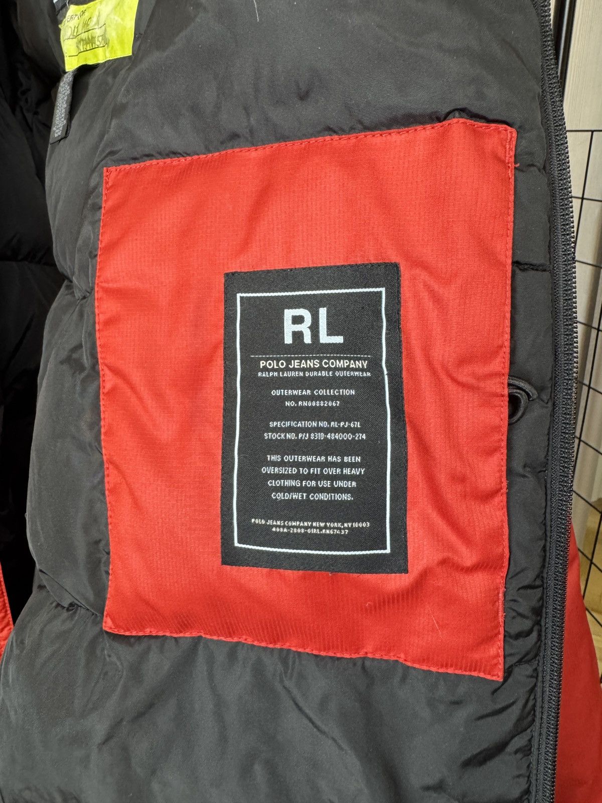 Polo Ralph Lauren Ralph Lauren Polo Jeans Co. Red puffer down jacket Size US L / EU 52-54 / 3 - 19 Thumbnail