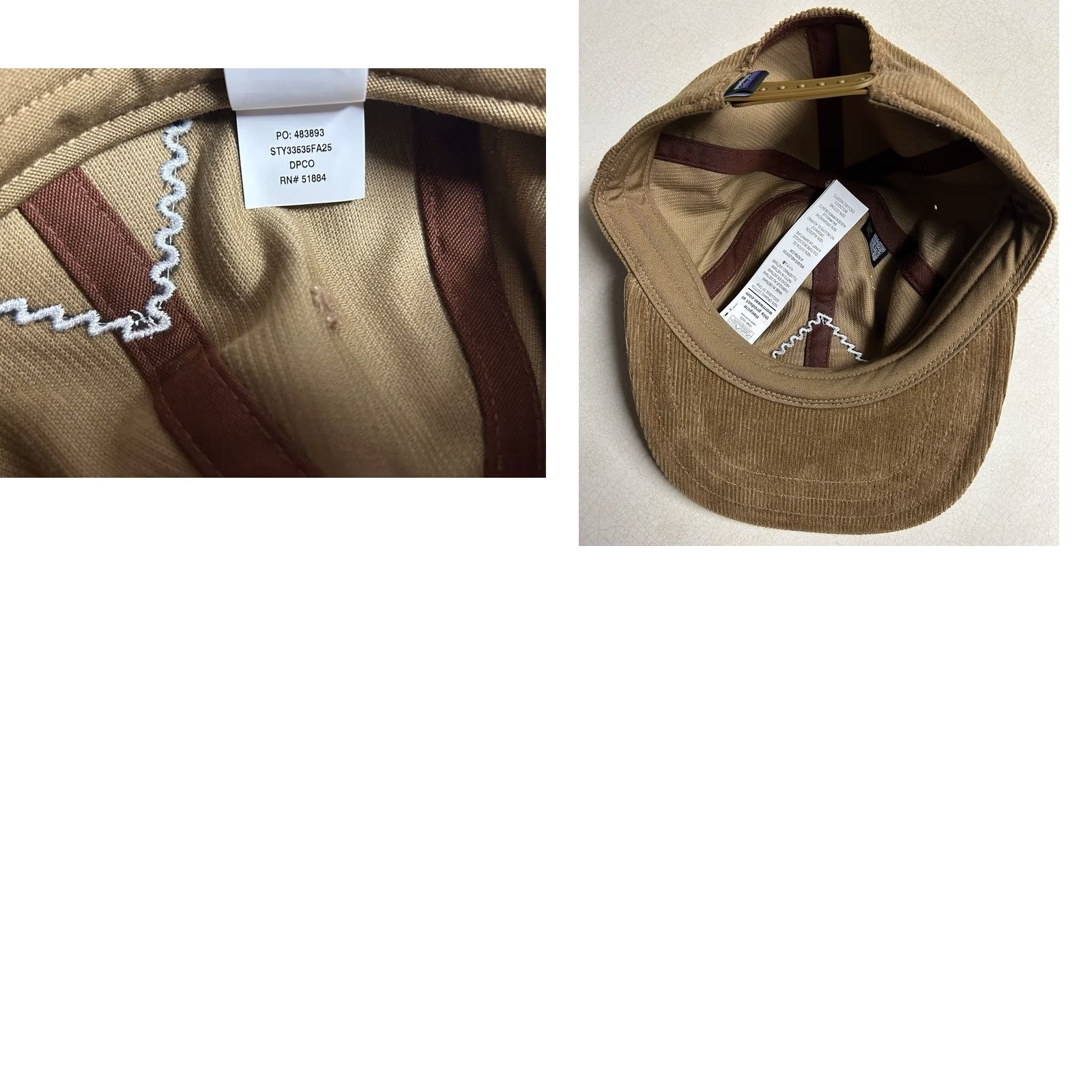 Patagonia Patagonia Driftways Patch Snapback Hat Brown Mountains Adventure Outdoor Classic Mens Size ONE SIZE - 8 Thumbnail