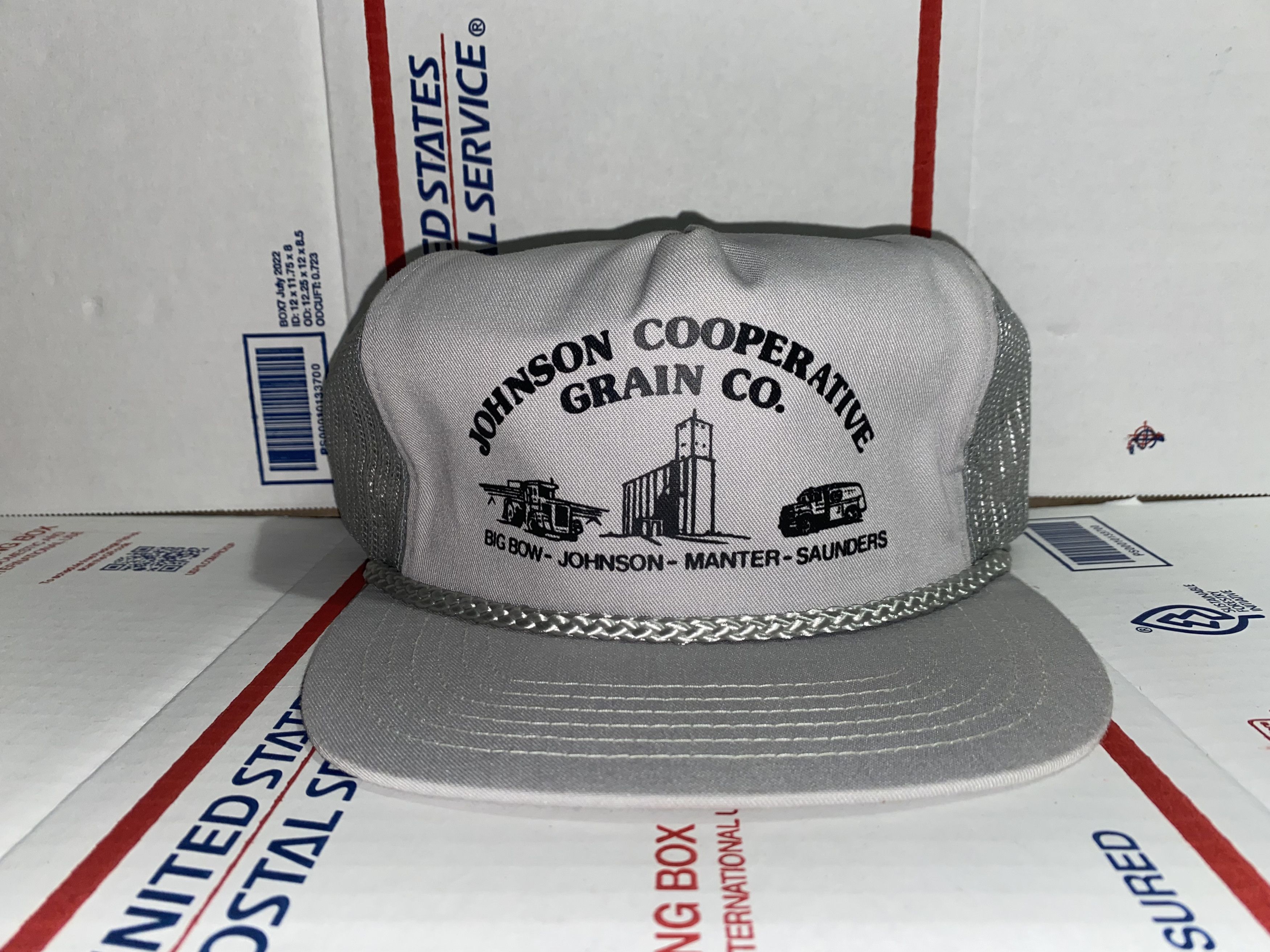 Other vintage Trucker Hat Johnson Cooperative Grain Co Company Cap Size ONE SIZE - 1 Thumbnail
