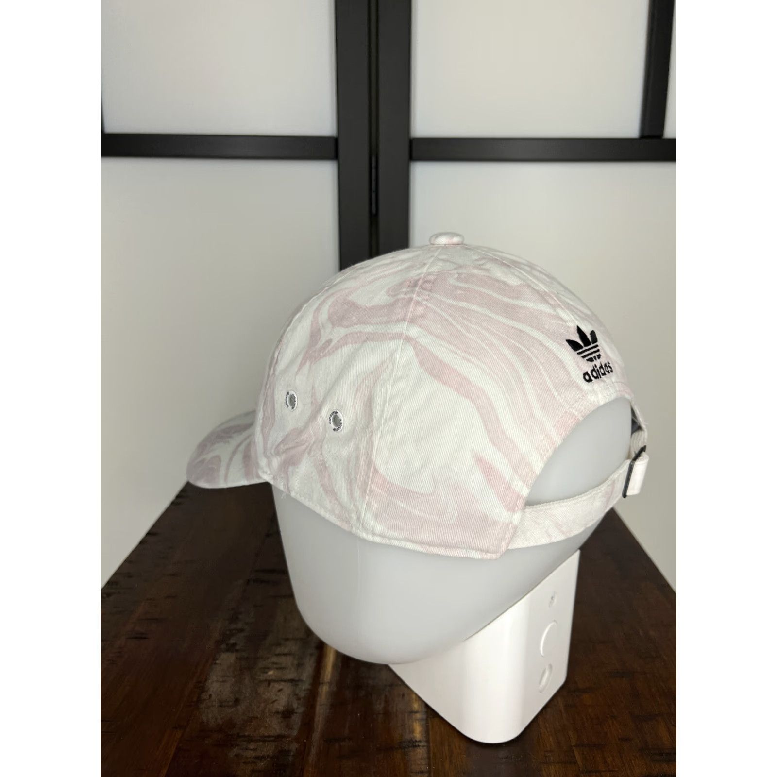 Adidas Adidas Hat Cap Adjustable One Size White Pink Pastel Marble Wash Cotton Baseball Cap Unisex Adults Mens Womens Boys Girls Size ONE SIZE - 5 Thumbnail