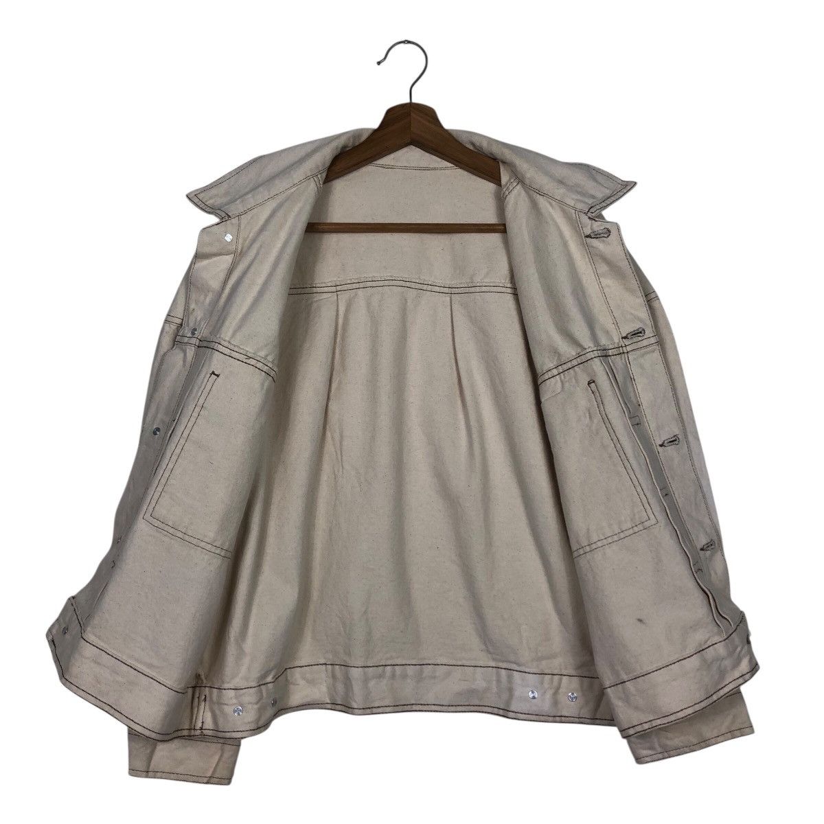 Vintage 📌Vintage Cropped Biker Jacket Double Pocket Issey Miyake Size US M / EU 48-50 / 2 - 14 Thumbnail