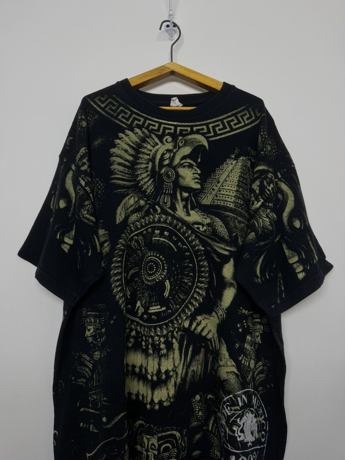 Vintage Vintage Aztex Puerio Vallarta Mexico All Over Print Shirt Size US XXL / EU 58 / 5 - 5 Thumbnail
