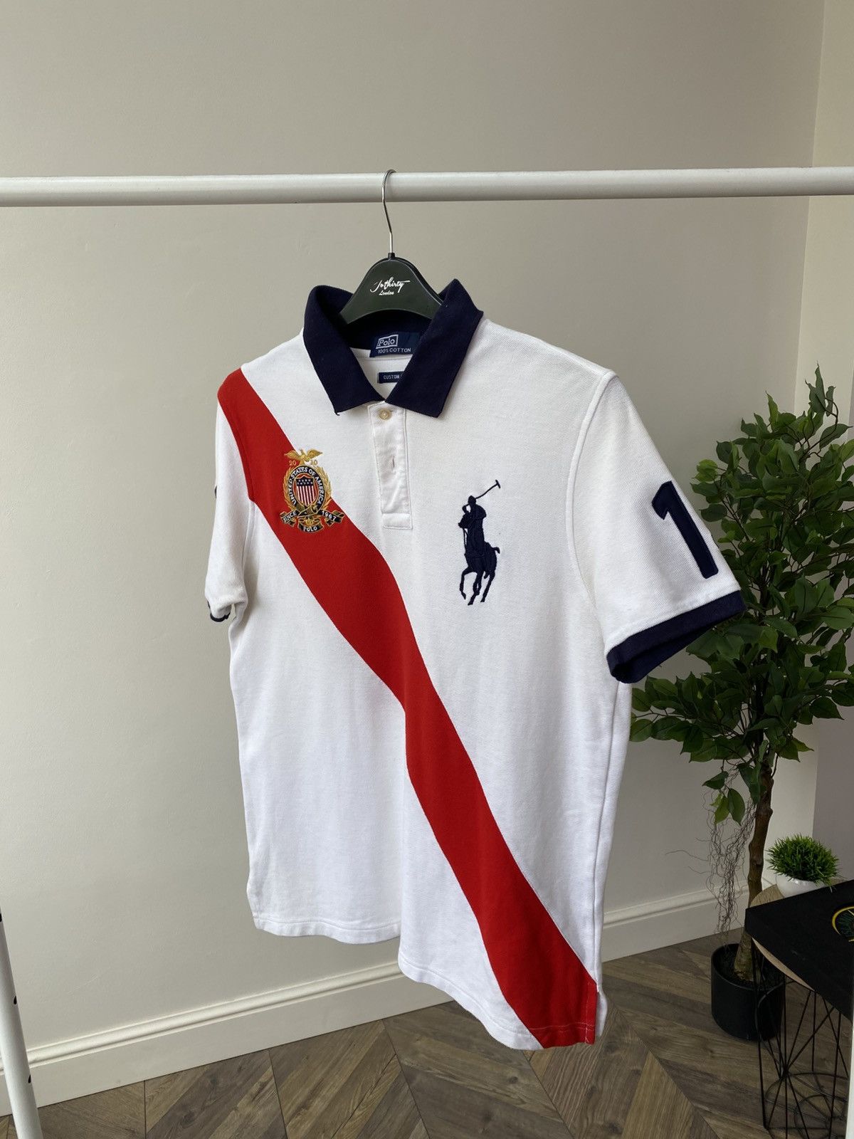 Polo Ralph Lauren × Vintage Vintage Polo Ralph Lauren United States USA Polo Shirt Size US L / EU 52-54 / 3 - 2 Thumbnail