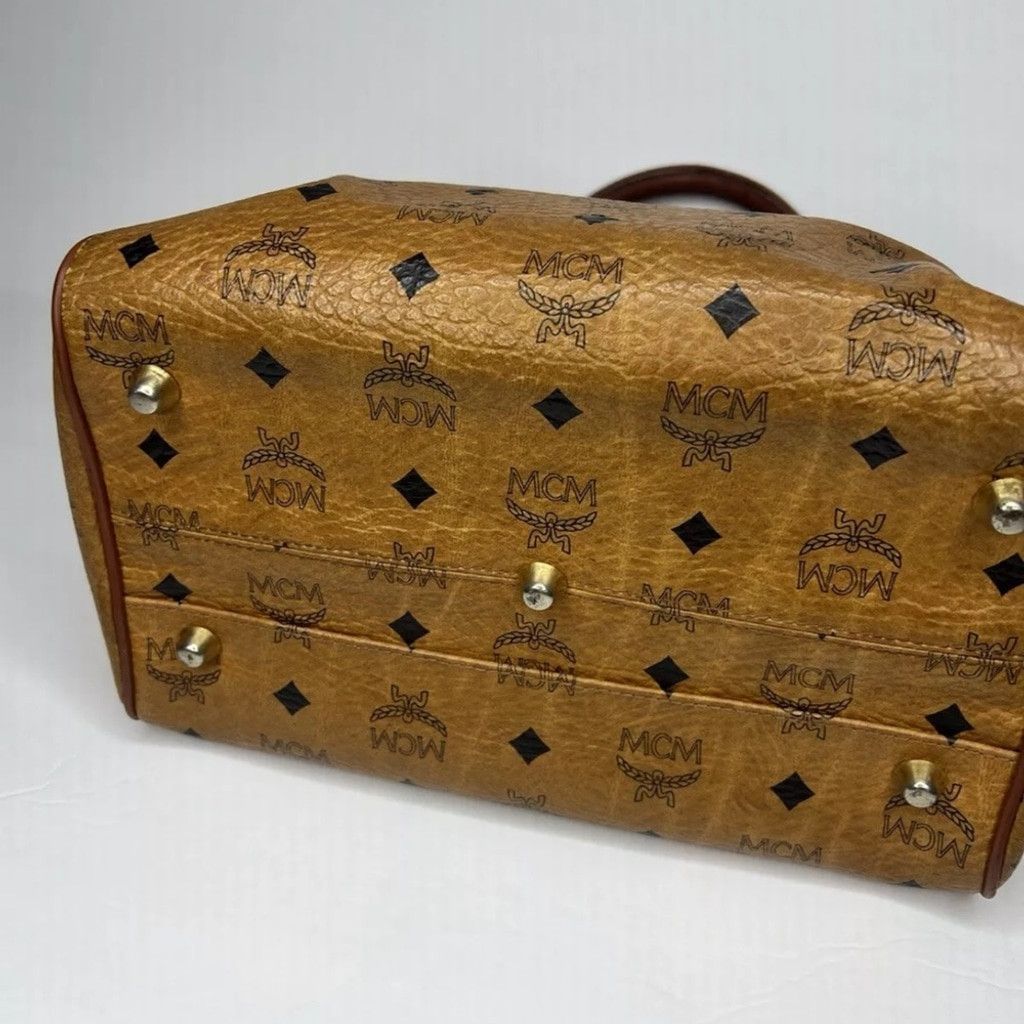 MCM MCM Monogrammed Boston Leather Bag Size ONE SIZE - 5 Thumbnail