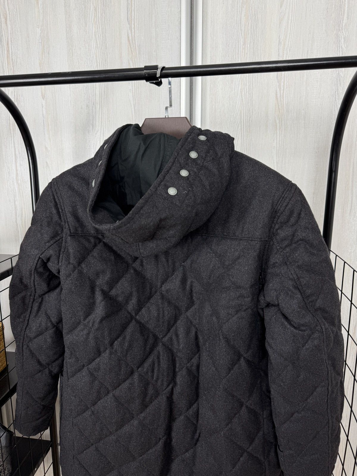 Ralph Lauren Ralph Lauren Quilted Toggle Cashmere Dark Gray Jacket Coat Size US L / EU 52-54 / 3 - 12 Thumbnail