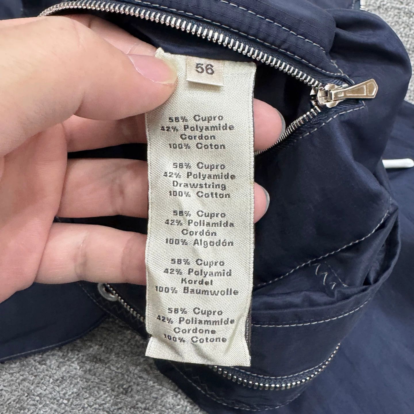 Hermes Hermes Navy Blue Pocketed Jacket 56 Size US XL / EU 56 / 4 - 3 Thumbnail