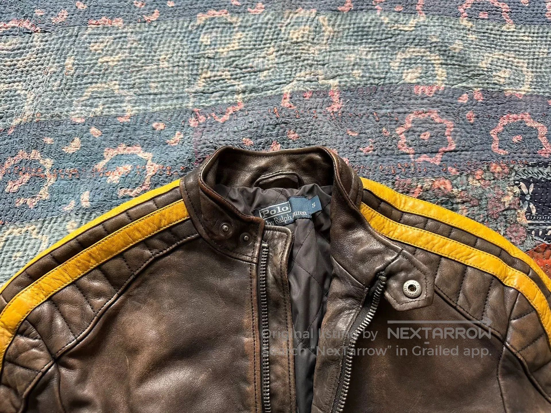 RRL Ralph Lauren raloh lauren motorcycle leather jacket. Size US S / EU 44-46 / 1 - 3 Thumbnail