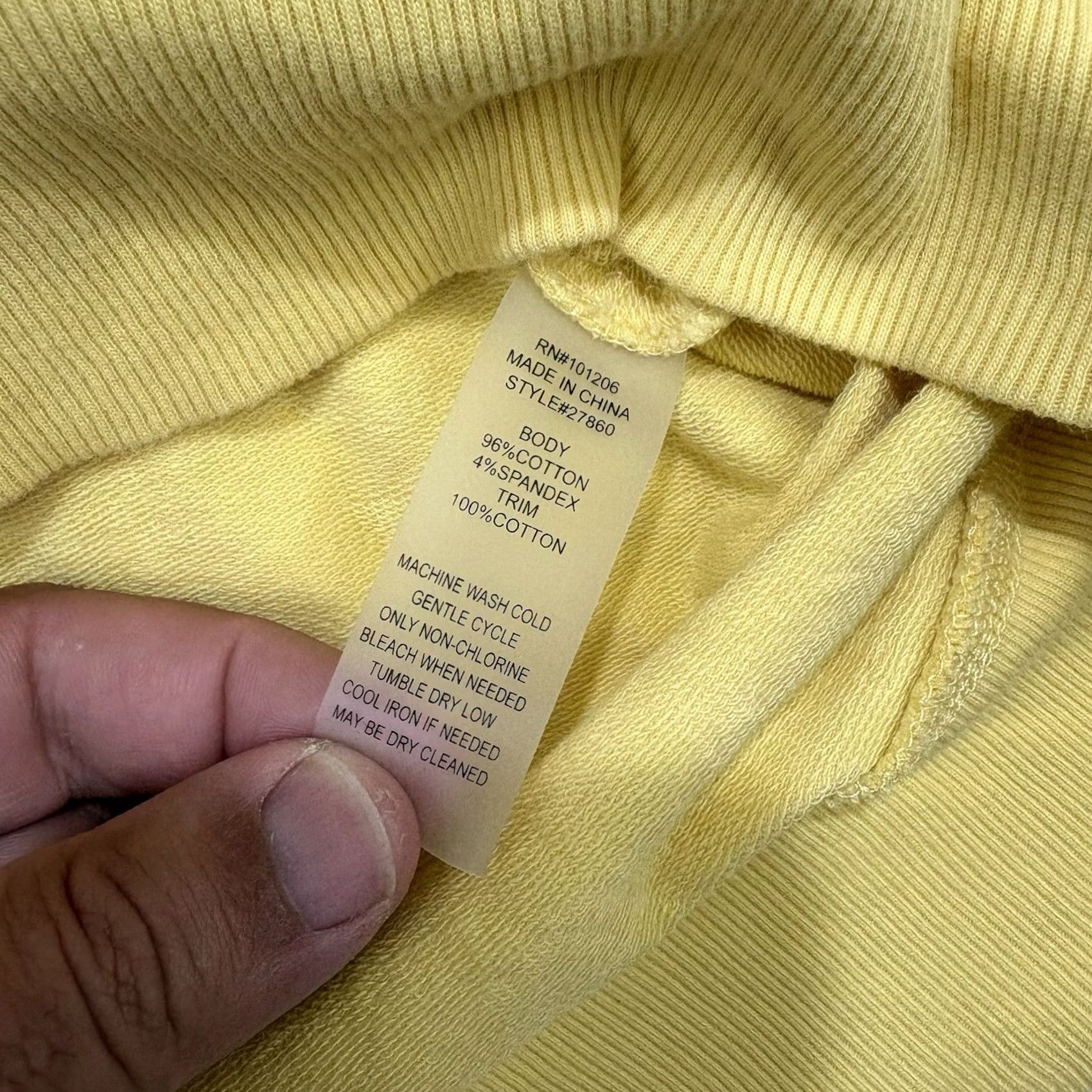 Soft Surroundings Soft Surroundings Women's Long Sleeve Tunic Sweater Yellow Knit Casual Pullover Size L Size L / US 10 / IT 46 - 4 Thumbnail