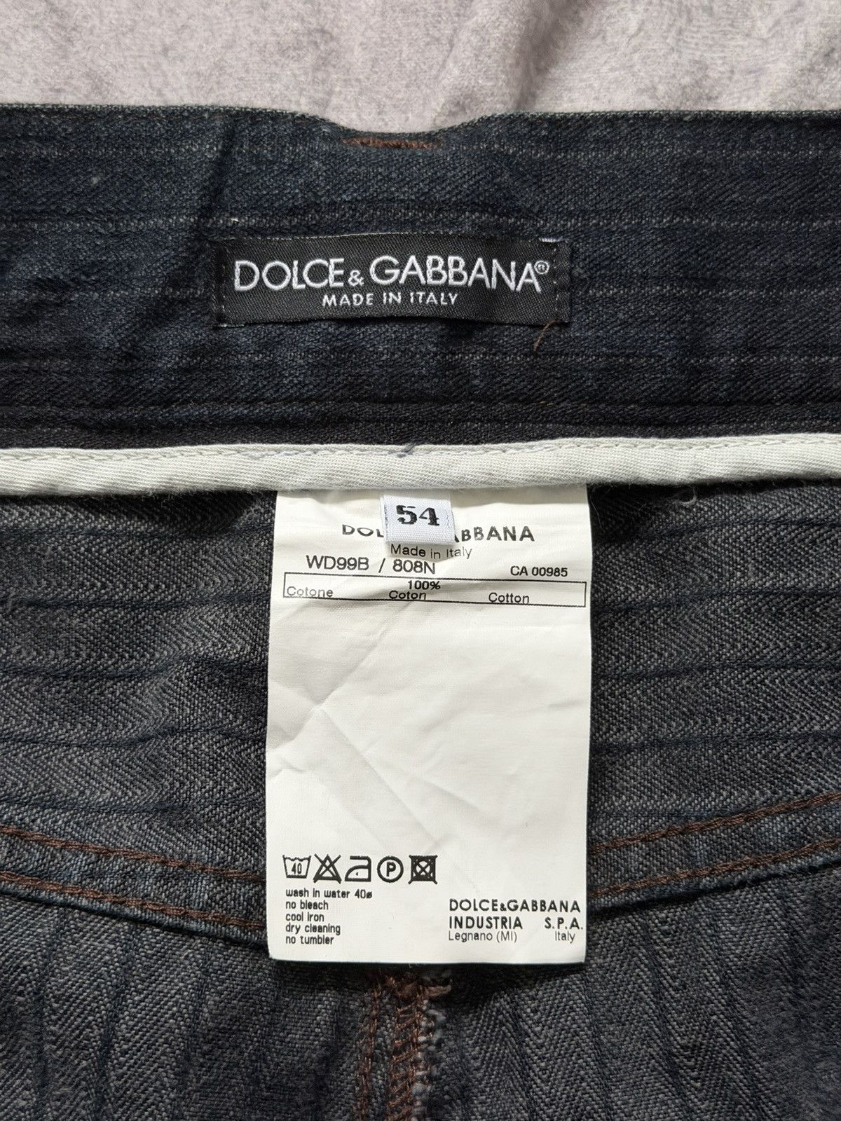 Dolce & Gabbana Dolce & Gabbana Denim Collection Men Jeans Striped Size US 38 / EU 54 - 14 Thumbnail