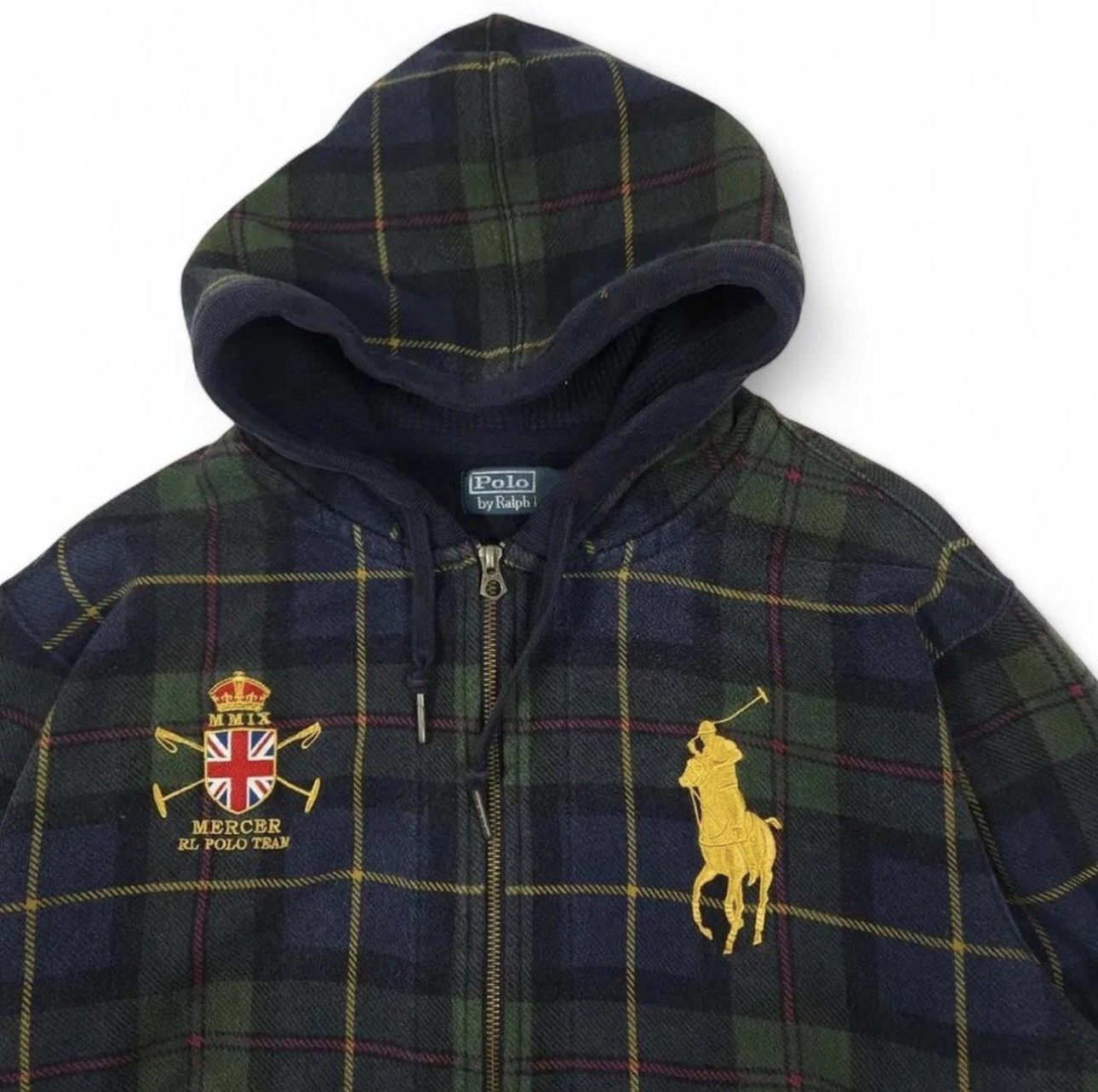 Polo Ralph Lauren Polo Ralph Lauren Plaid Mercer zip up hoodie Size US L / EU 52-54 / 3 - 1 Thumbnail