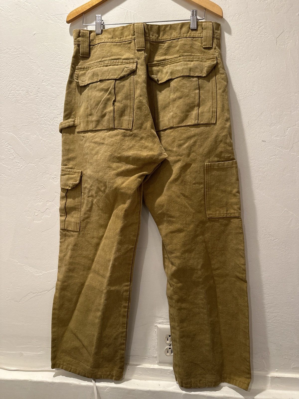 Vintage Tan Workwear Cargo Pants Size US 33 - 2 Thumbnail