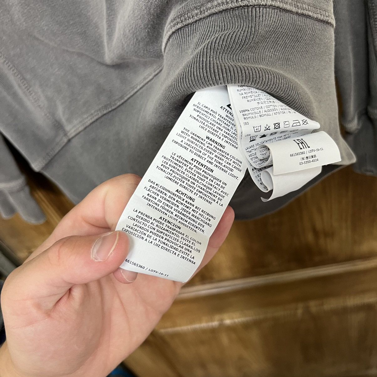 Stone Island Stone Island Sweatshirt Crewneck Grey Badge Logo Size US S / EU 44-46 / 1 - 14 Thumbnail