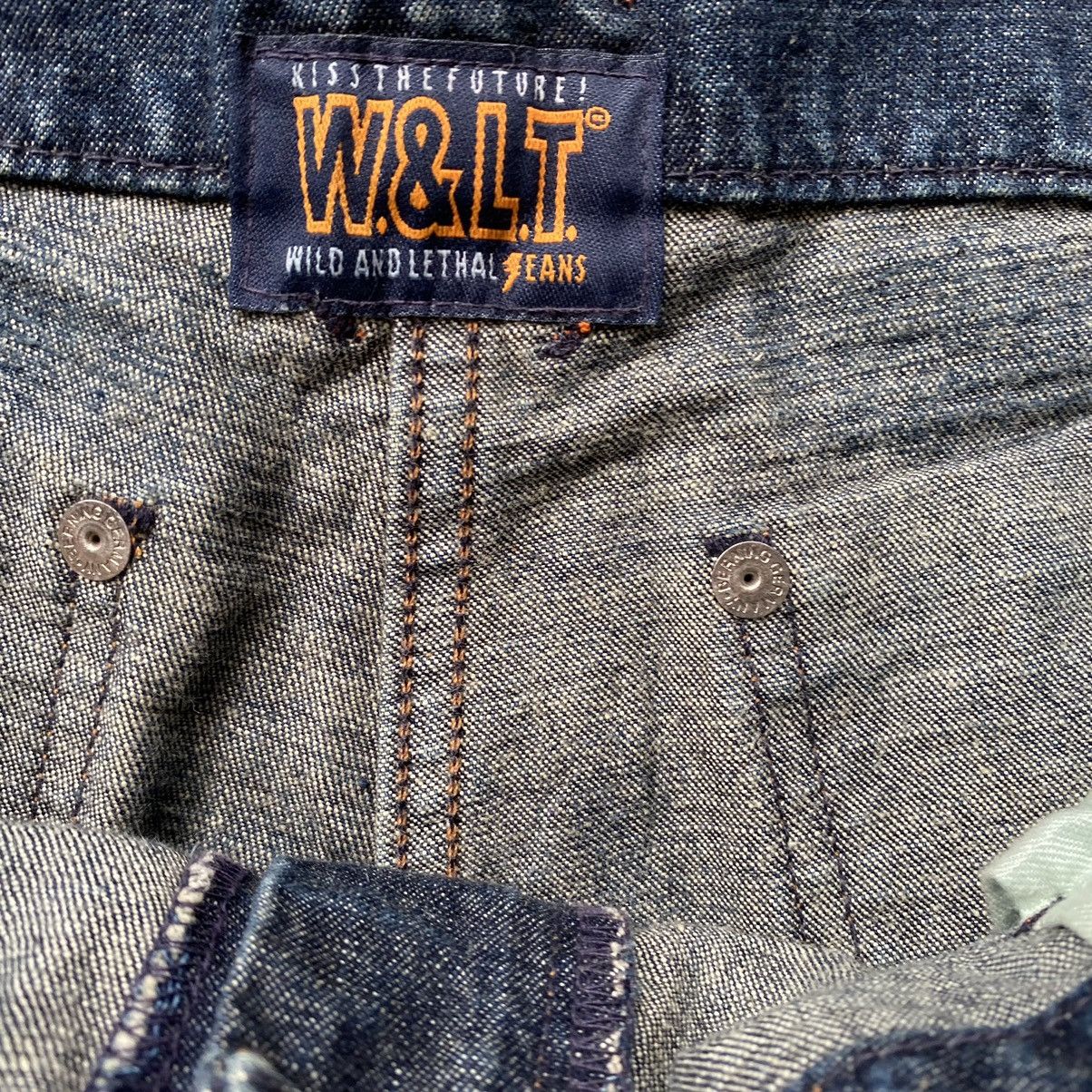 W&LT × Walter Van Beirendonck Vintage W&LT Reconstructed Jeans Size 29" - 8 Thumbnail