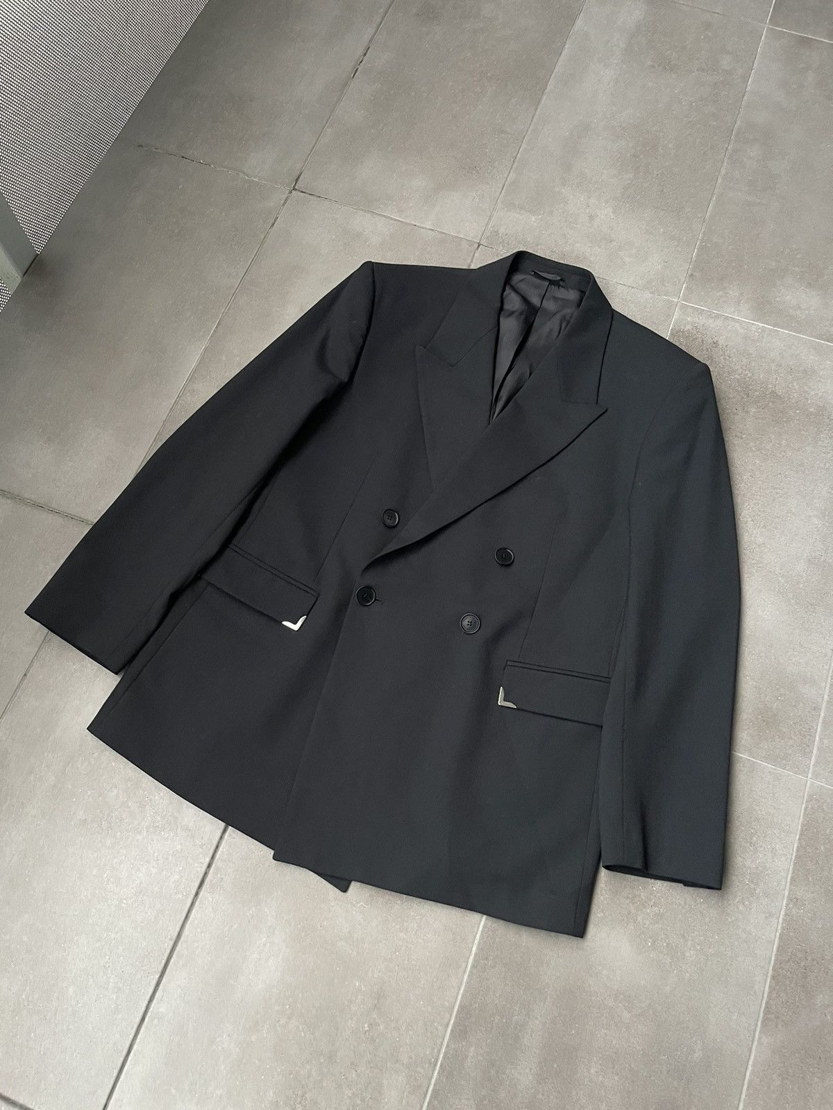 Han Kjobenhavn !DS! AW22 Han Kjobenhavn Boxy Suit Black Blazer Size 40R - 10 Thumbnail