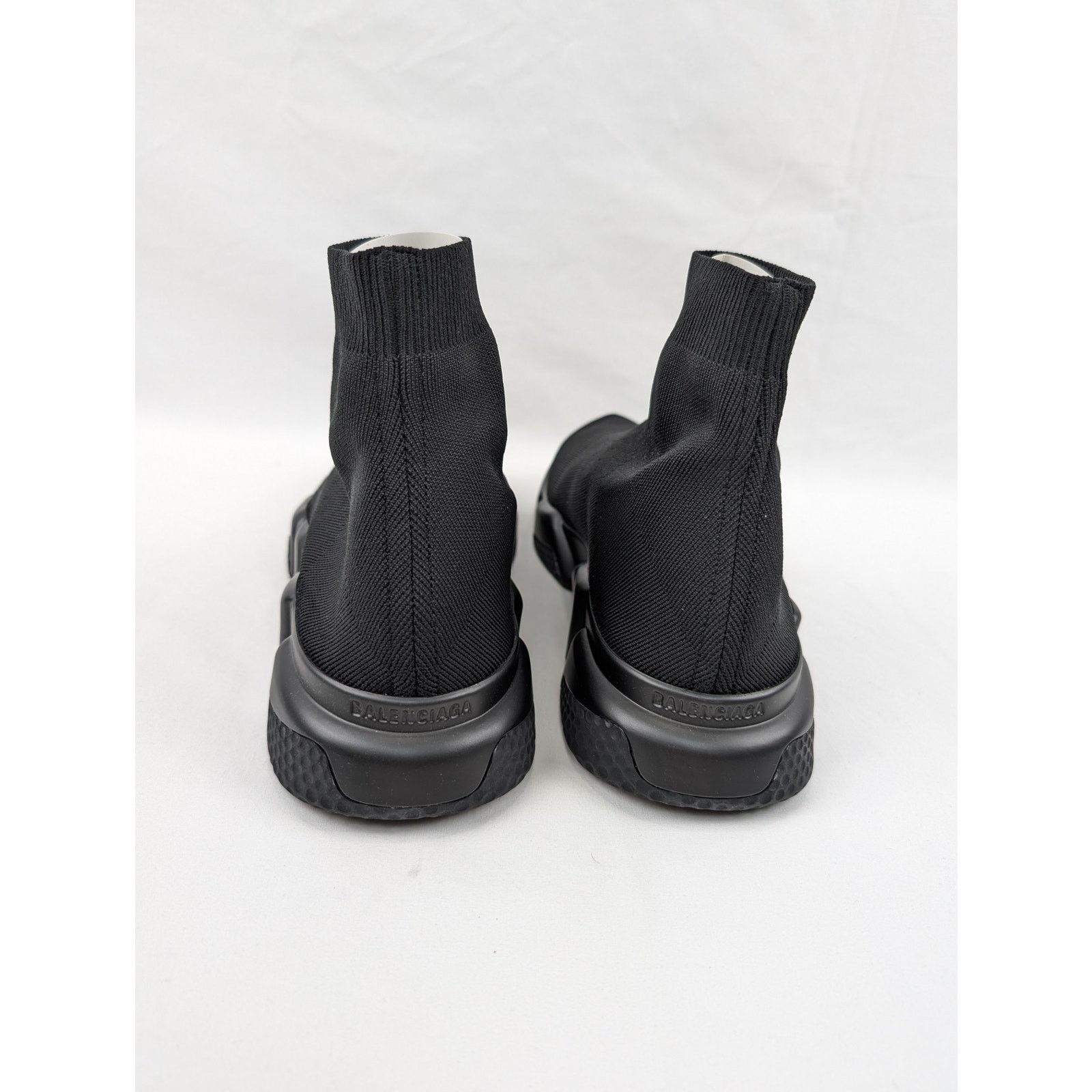 Balenciaga o1rshd1 Q:2 / New Rec.Knit Speed LT Sneakers in Black Size US 13 / EU 46 - 16 Thumbnail