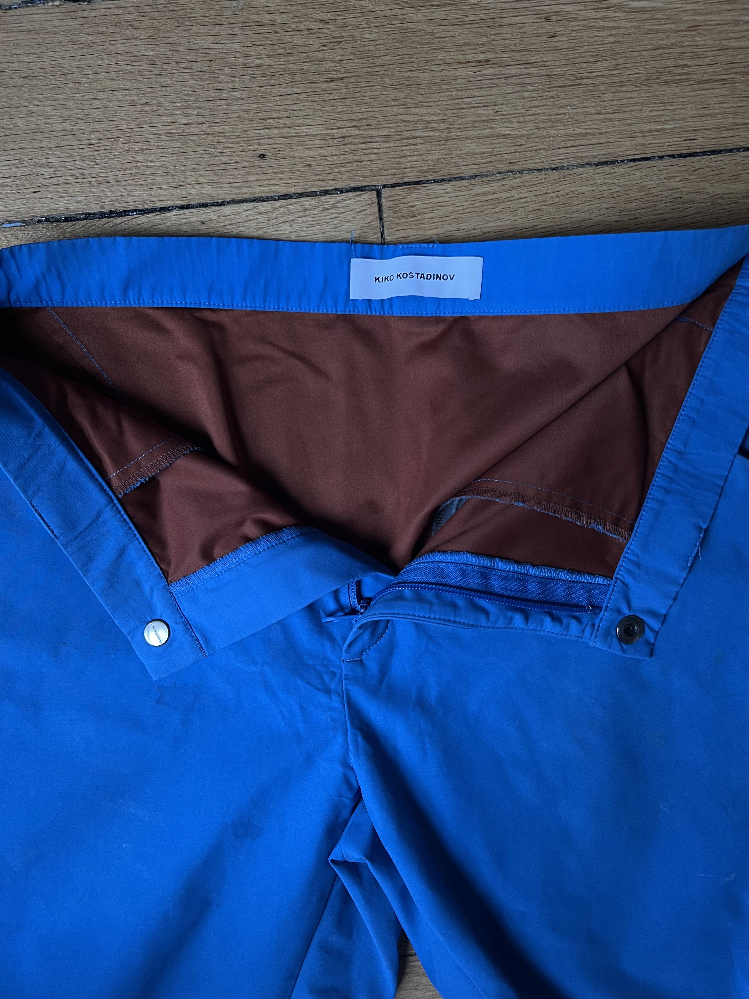 Kiko Kostadinov Kiko Kostadinov Kiko AW18 Cobalt Gaetan Trouser Size US 30 / EU 46 - 4 Thumbnail