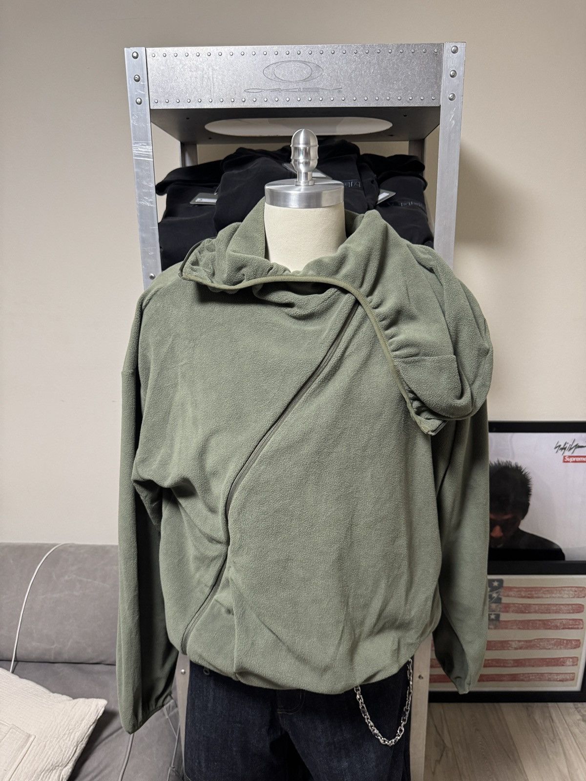 POST ARCHIVE FACTION (PAF) PAF Post Archive Faction 4.0+ Center Hoodie Green Size US L / EU 52-54 / 3 - 10 Thumbnail