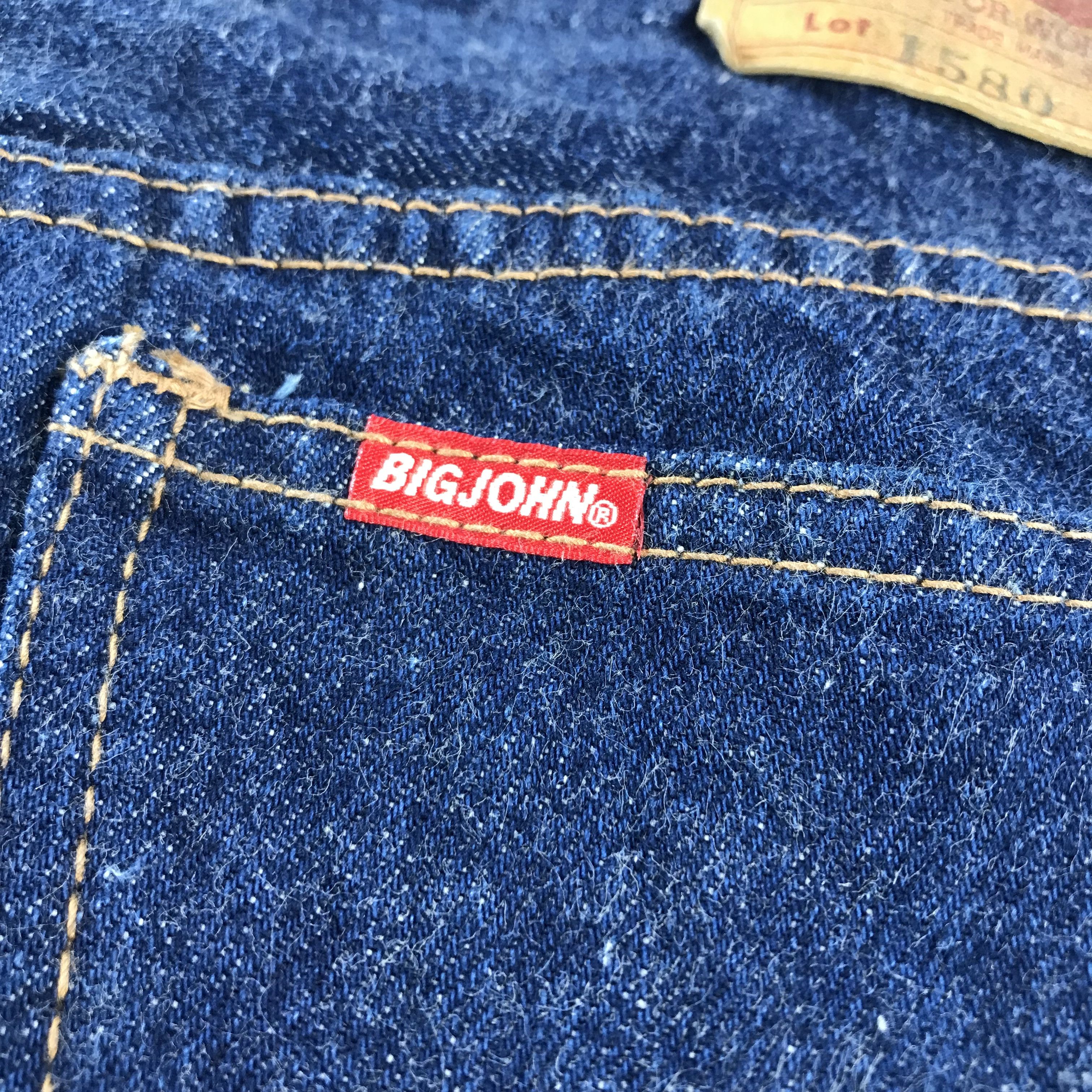 Big John Vintage Big John Jeans Blue Wash Denim KJ3442 Size US 36 / EU 52 - 6 Thumbnail