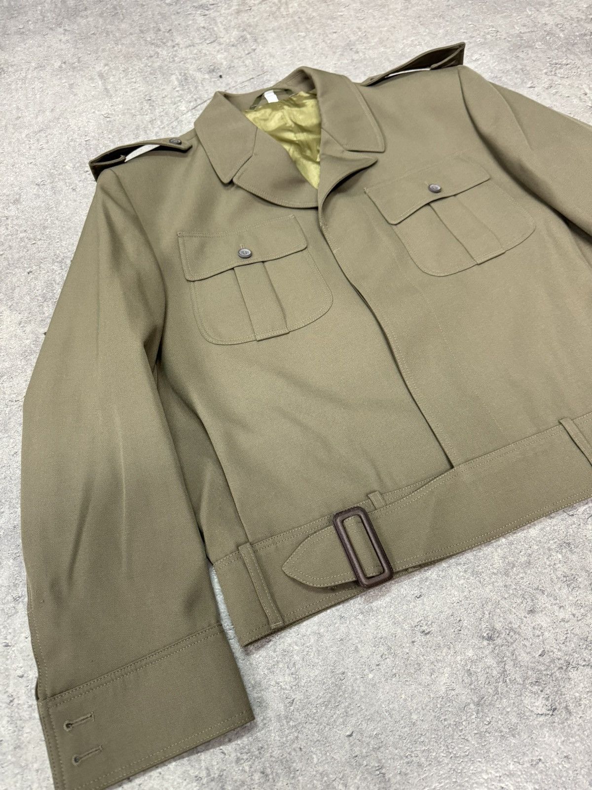 Japanese Brand ᶠᵃⁿᶜʸᵍᵘʸ NWT Vintage Military Jacket Boxy Y2K Polizei Size US M / EU 48-50 / 2 - 3 Thumbnail