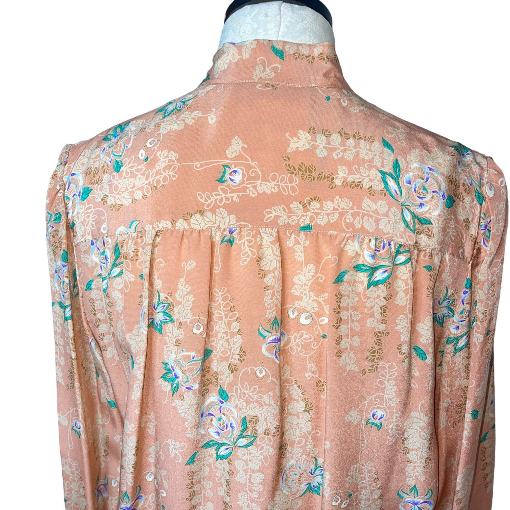 Dls International Vintage Womens Skirt Blouse Set Size 14