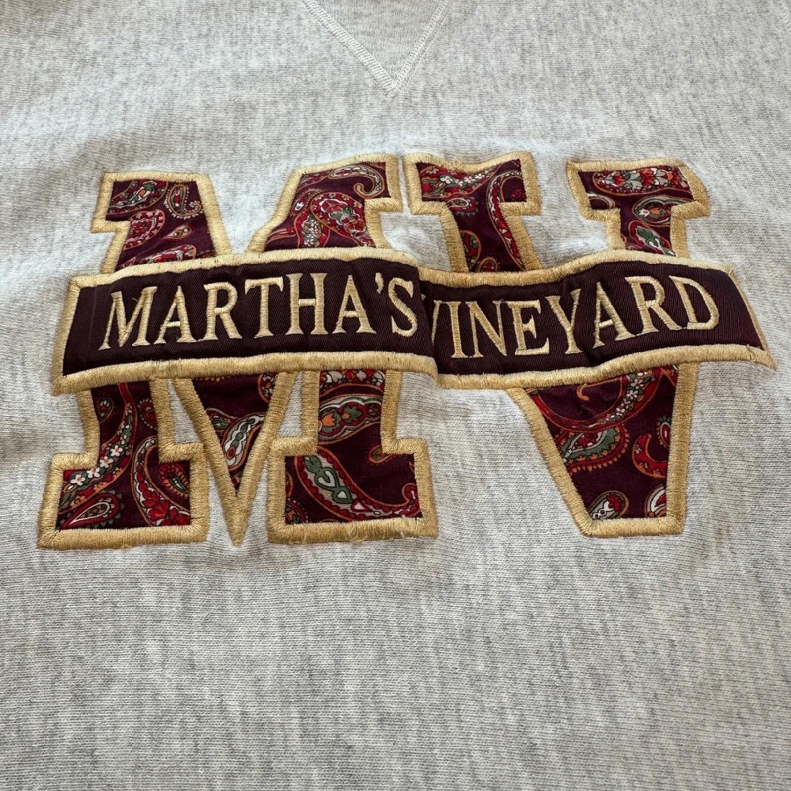 Other Vintage Martha's Vineyard Sweatshirt Made in USA Gray MV Size M / US 6-8 / IT 42-44 - 5 Thumbnail