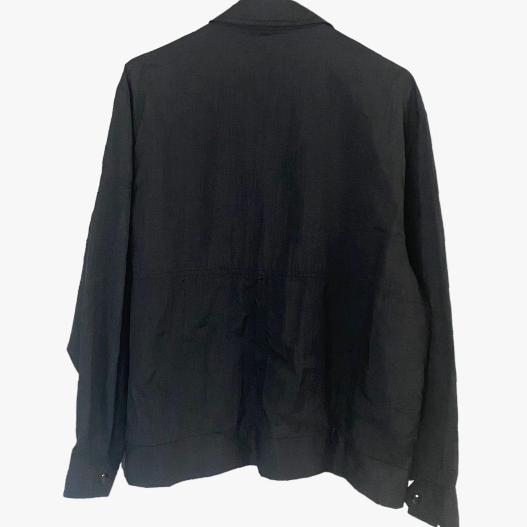 Jantzen VINTAGE Jantzen Windbreaker Jacket Snap Full Zip Black Womens Medium M Nylon Size M / US 6-8 / IT 42-44 - 3 Thumbnail