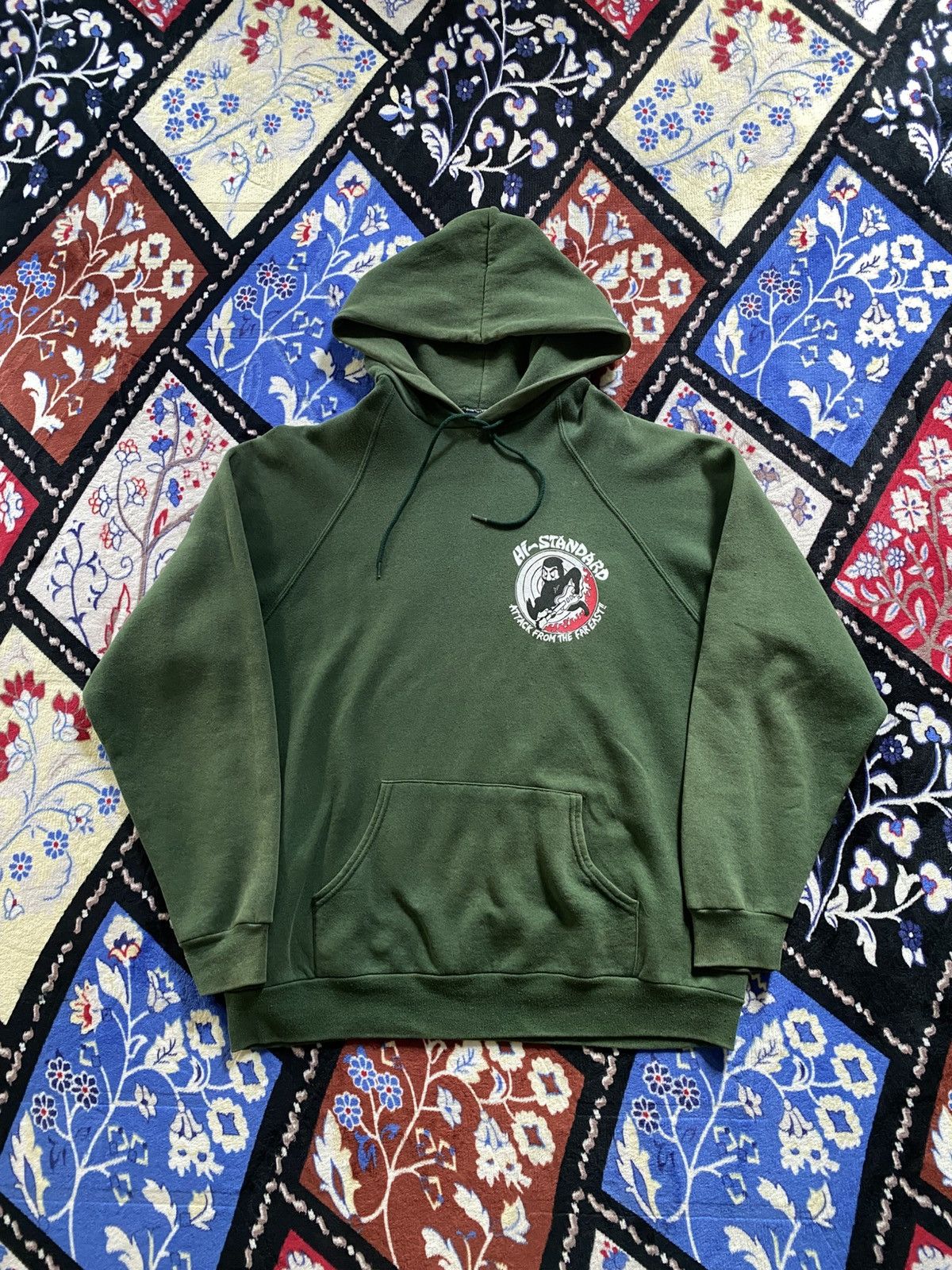 Band Tees Vintage 90s Hi Standard Japanese Punk Rock Hoodie Size US XL / EU 56 / 4 - 1 Thumbnail