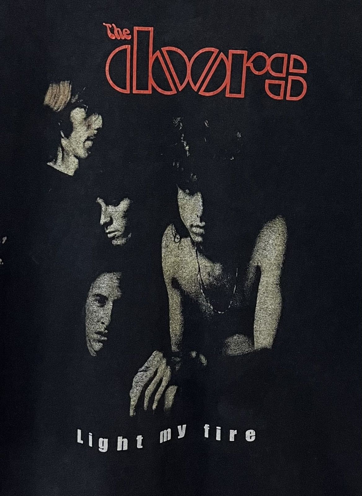 Band Tees VINTAGE 00s THE DOORS LIGHT MY FIRE ROCK BAND TSHIRT Size US M / EU 48-50 / 2 - 6 Thumbnail