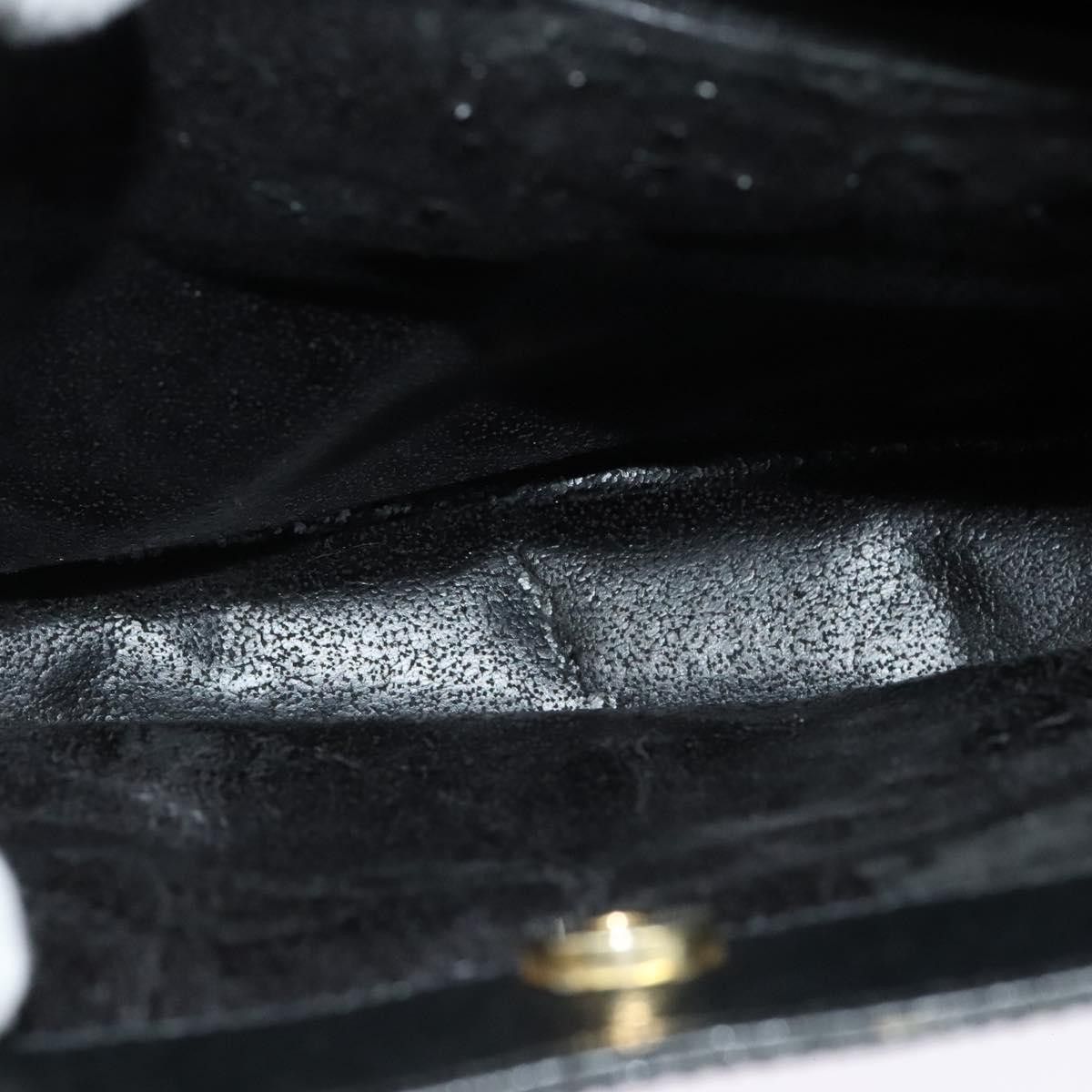 Gucci GUCCI Bamboo Hand Bag Suede Black Gold 002 1095 002 1095 Size ONE SIZE - 15 Thumbnail