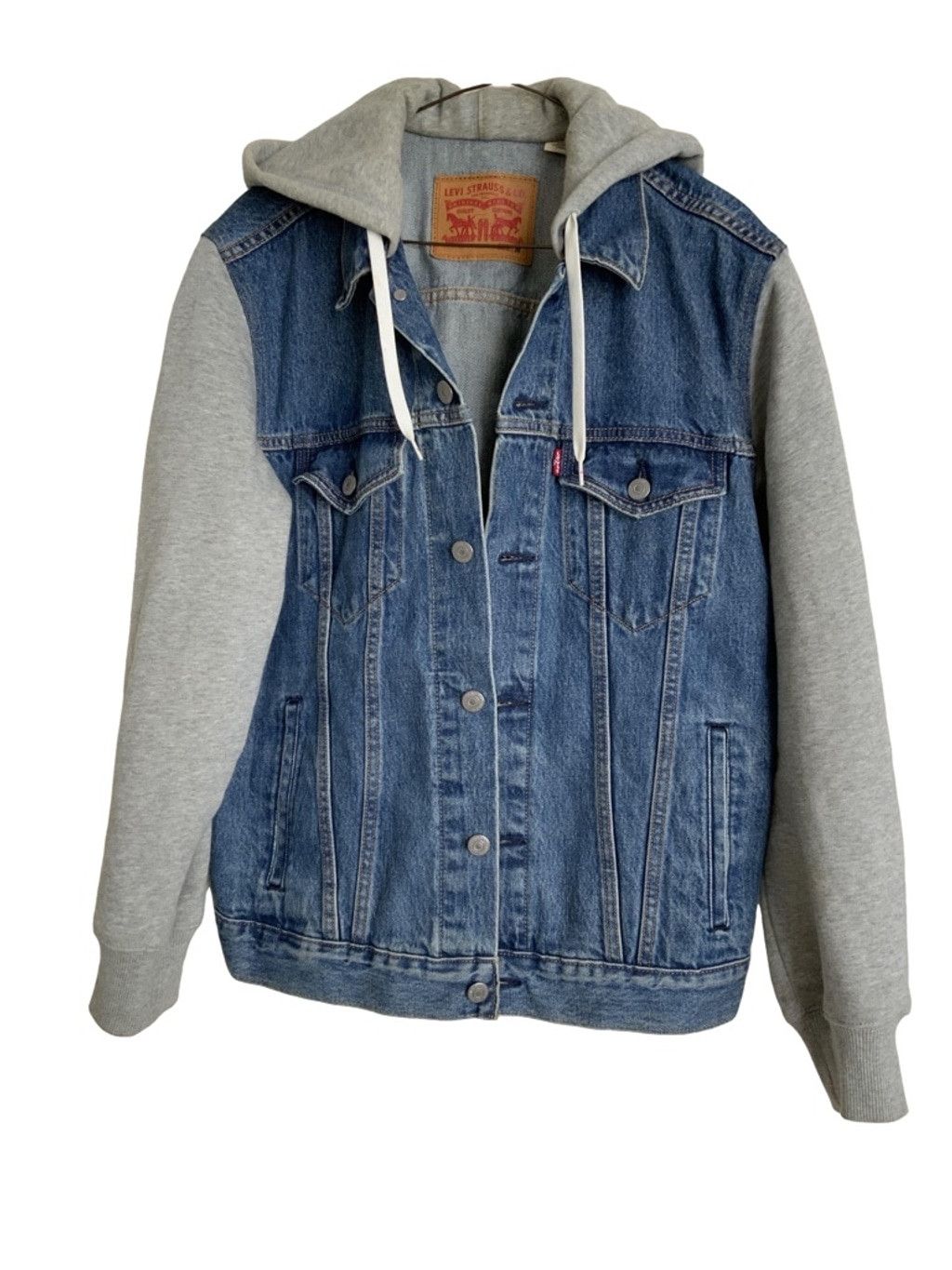 Levi's UNISEX Levi's Denim Jacket Size M Blue & Gray Size US M / EU 48-50 / 2 - 1 Thumbnail