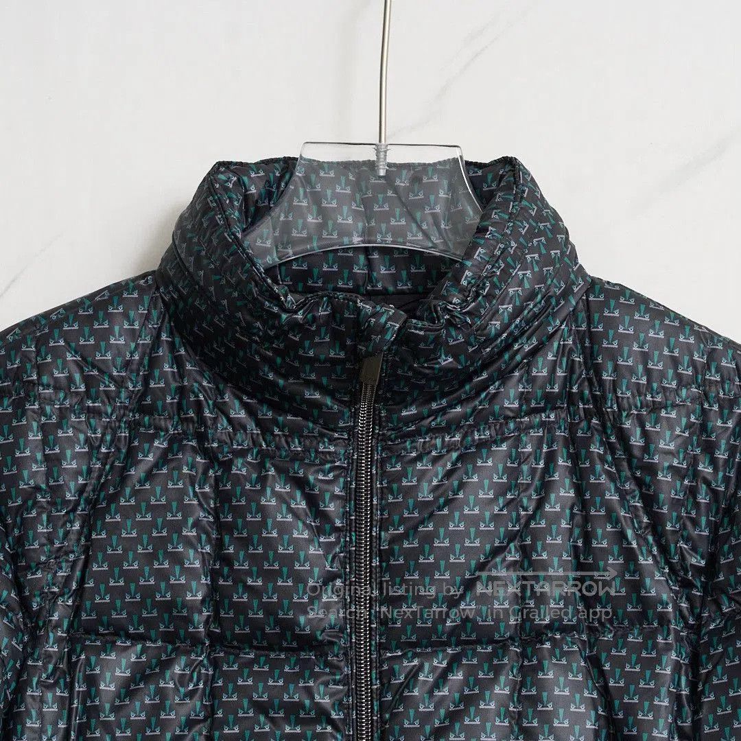 Fendi Fendi Men's All-over Print Stand Collar Down Jacket. Size US S / EU 44-46 / 1 - 5 Thumbnail