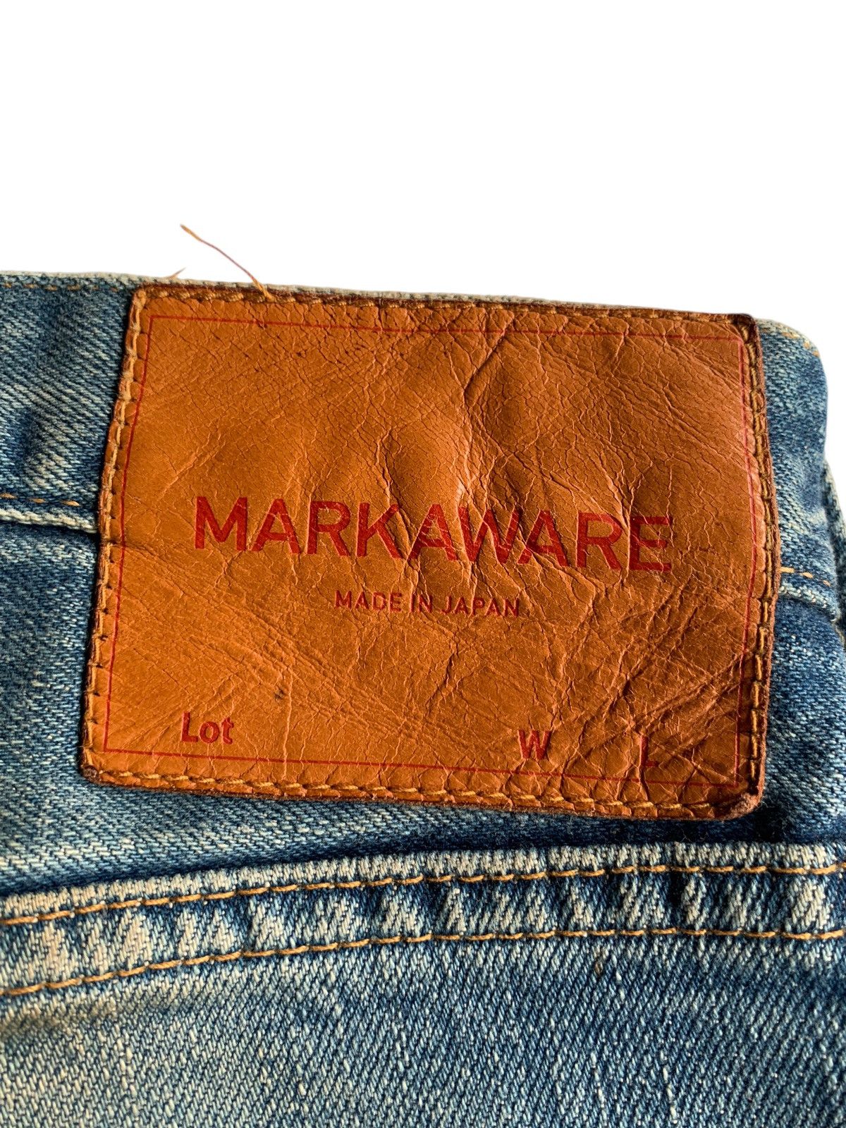 If Six Was Nine × Jean × Markaware MARKAWARE JAPANESE PUNK STYLE SELVEDGE DISTRESSED DENIM☠️☠️ Size US 30 / EU 46 - 11 Thumbnail