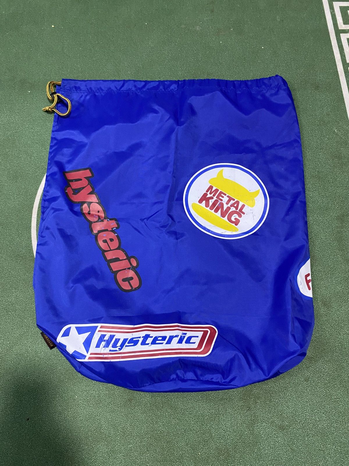 Hysteric Glamour Hysteric Glamour Metal King Drawstring bag nylo 90s style Size ONE SIZE - 7 Thumbnail