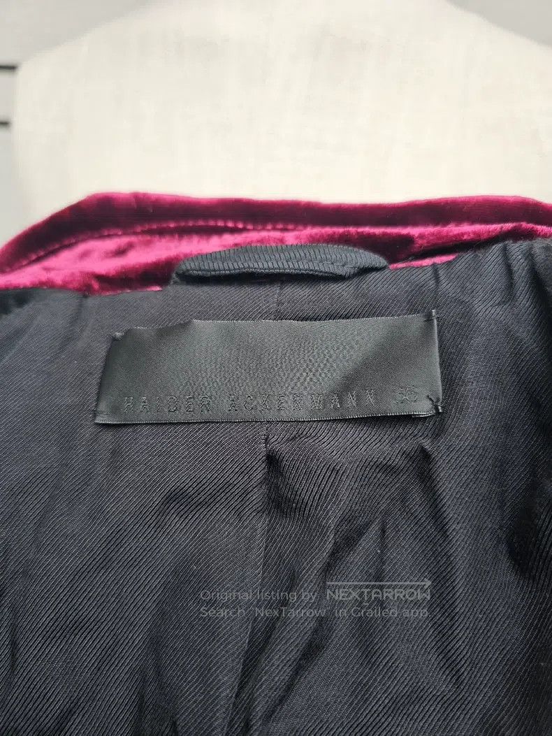 Haider Ackermann Haider Ackermann Velvet Coat Size XS / US 0-2 / IT 36-38 - 7 Thumbnail