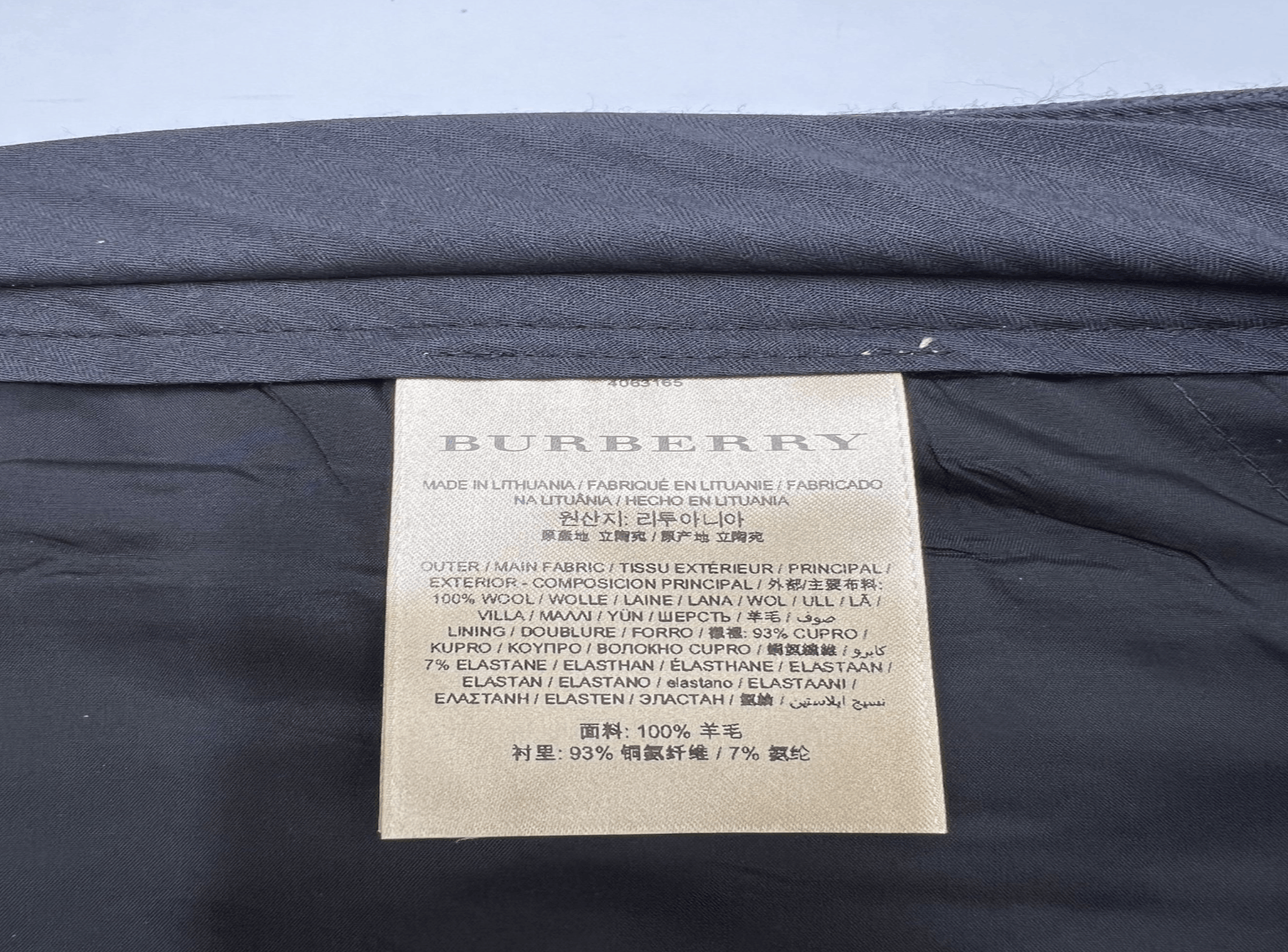 Burberry Burberry London 100% Wool Hanover Pants – Women’s Size US:4 Size 27" / US 4 / IT 40 - 11 Thumbnail