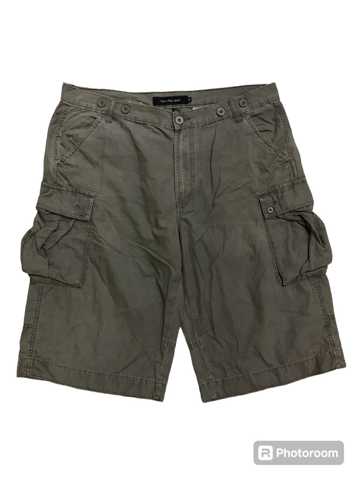 Calvin Klein Japanese Calvin Klein Skull Cargo Short Pant Size US 37 - 2 Thumbnail