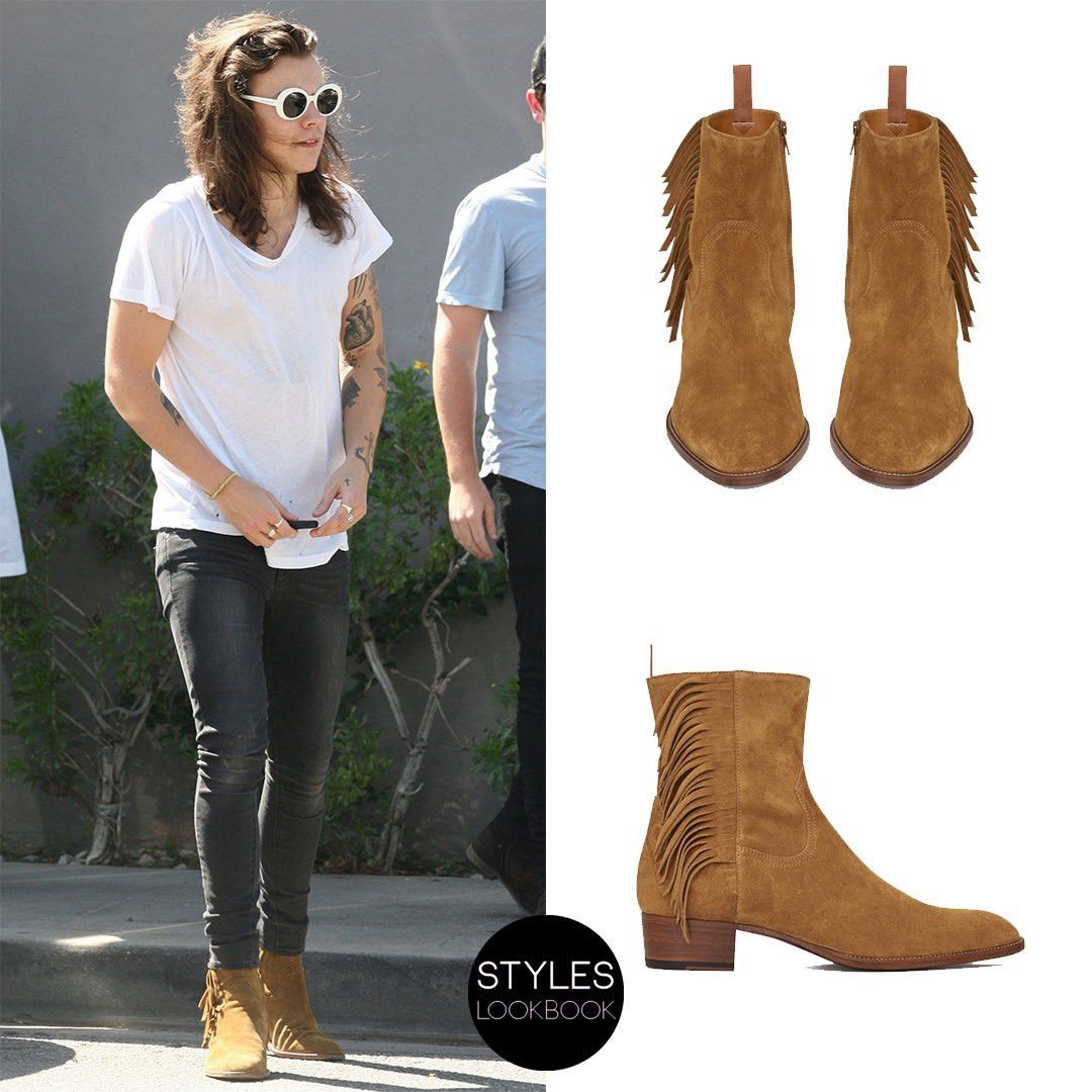 Saint Laurent Paris SAINT LAURENT PARIS SS16 WYATT FRINGE BOOTS Size US 11 / EU 44 - 9 Thumbnail