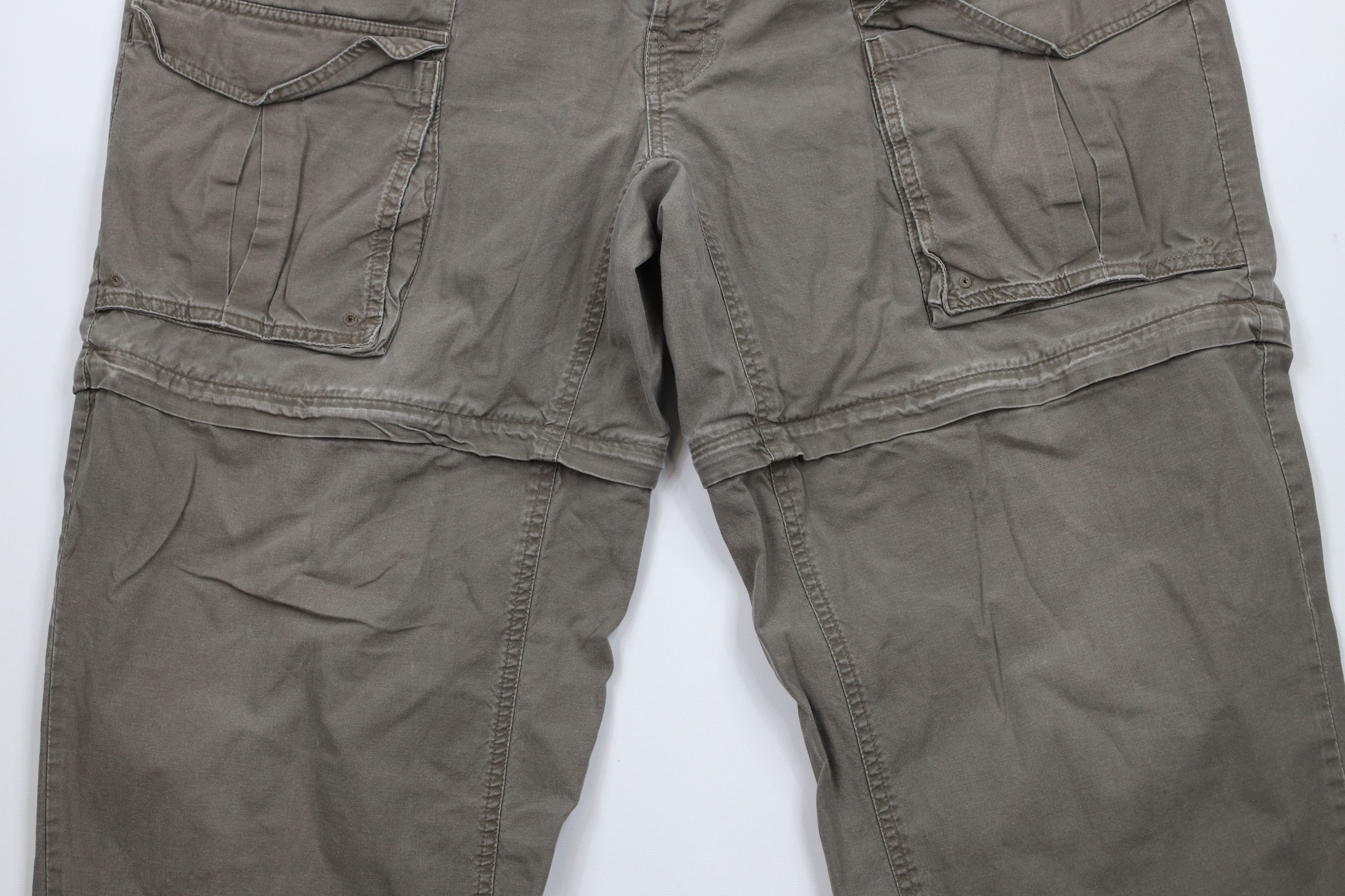 Columbia × Vintage Vintage 90s Columbia Wide Leg Convertible Cargo Pants Shorts Size US 38 / EU 54 - 3 Thumbnail