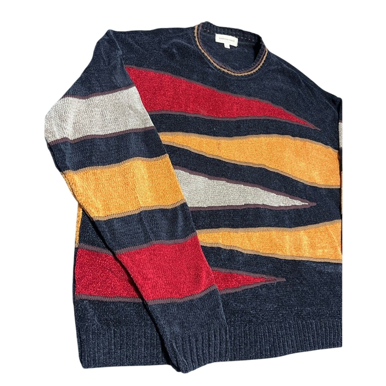 Pronto Uomo Vintage Pronto Uomo Sweater Knit 3D Coogi Style Made in USA Size US XXL / EU 58 / 5 - 4 Thumbnail