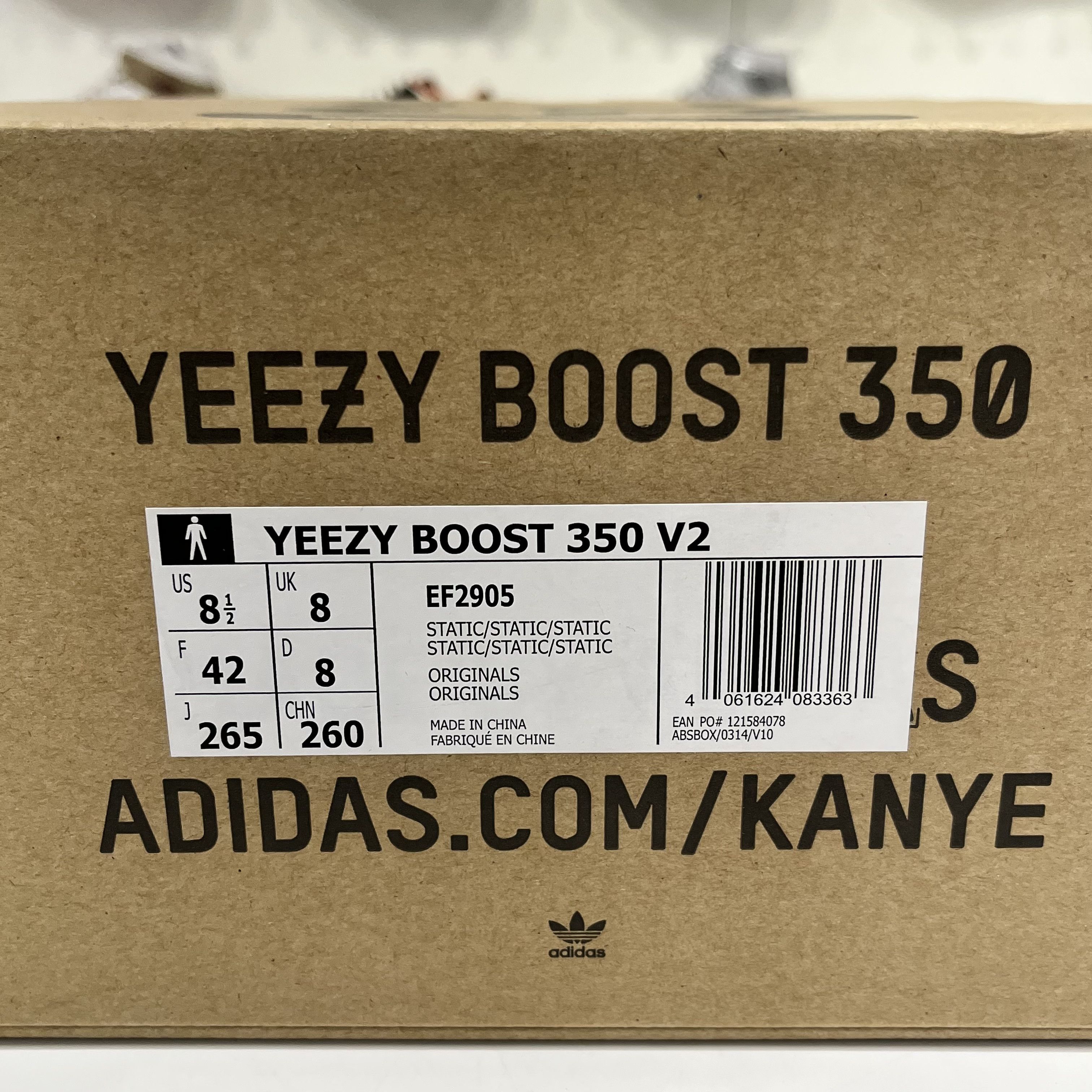 Adidas Adidas Yeezy Boost 350 V2 Static (Non-Reflective) Size US 8.5 / EU 41-42 - 9 Thumbnail