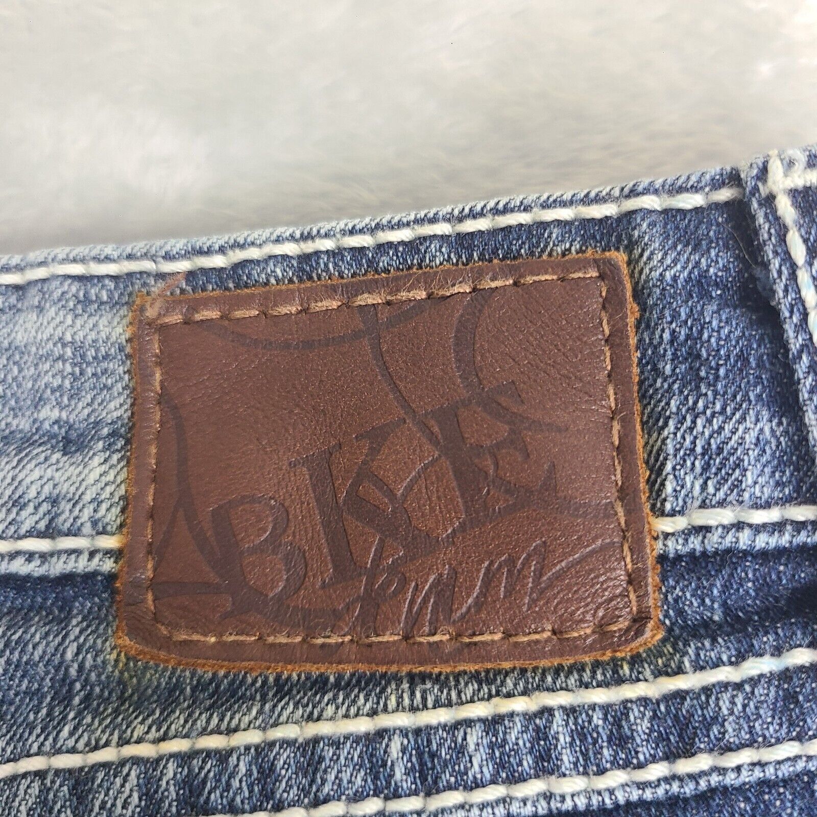 BKE BKE Sabrina Distressed Womens Denim Blue Jeans Waist 29" in Size 29" - 10 Thumbnail