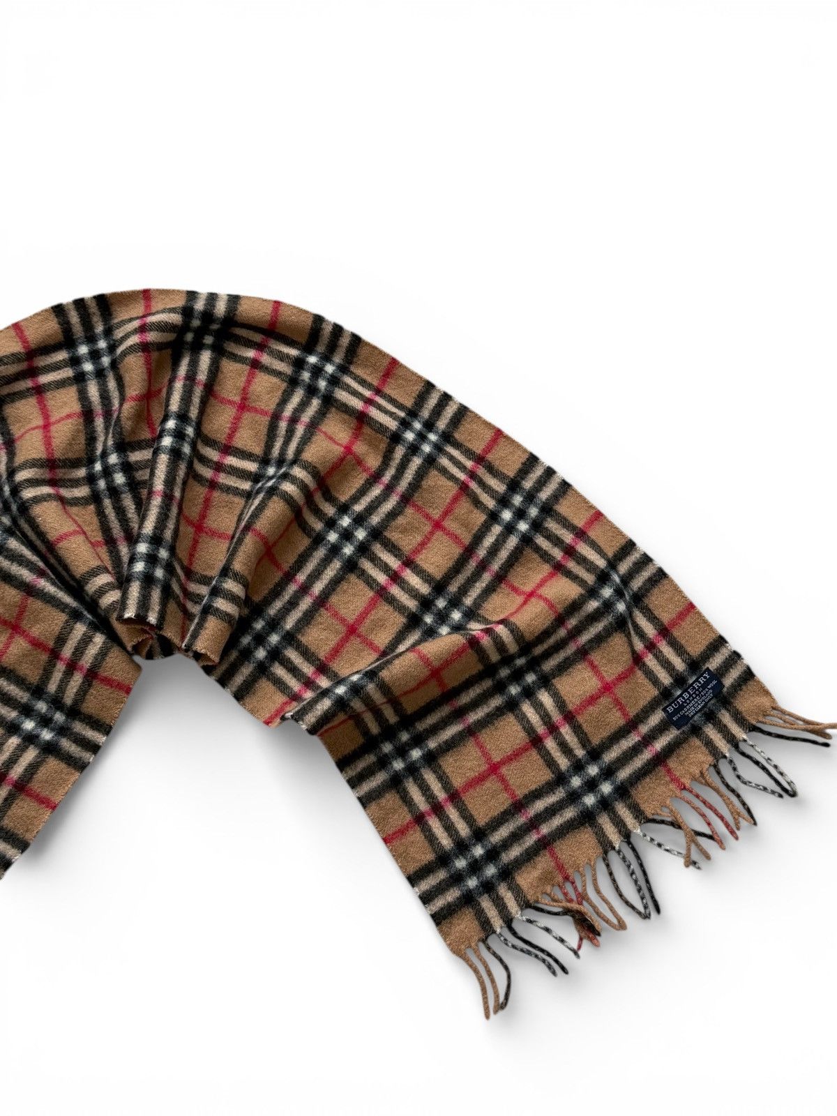 Burberry Burberry Cashmere Wool Nova Check Scarf Size ONE SIZE - 5 Thumbnail