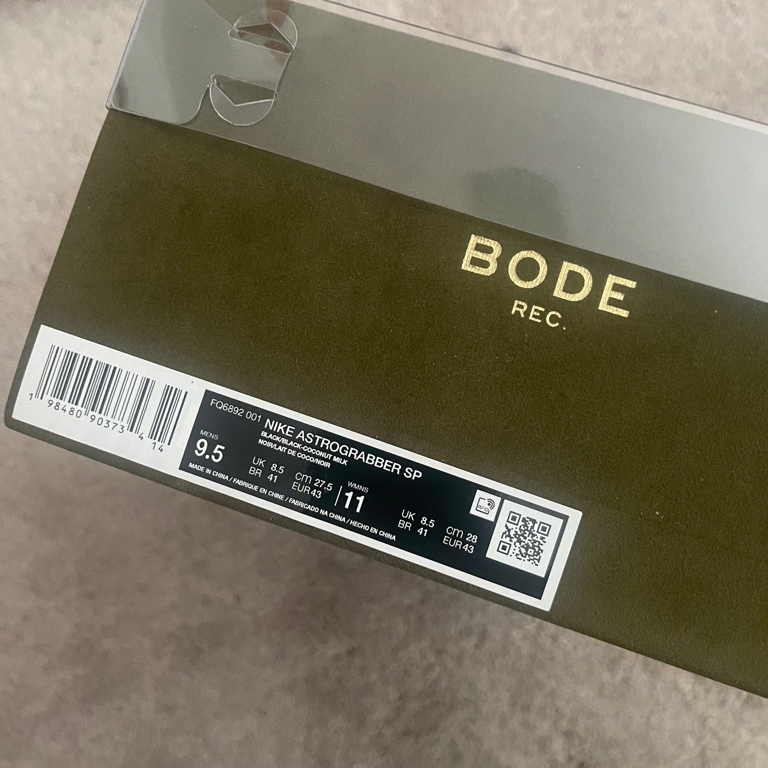 Bode × Nike Bode Nike Astrograbber SP in Black Size US 9.5 / EU 42-43 - 5 Thumbnail